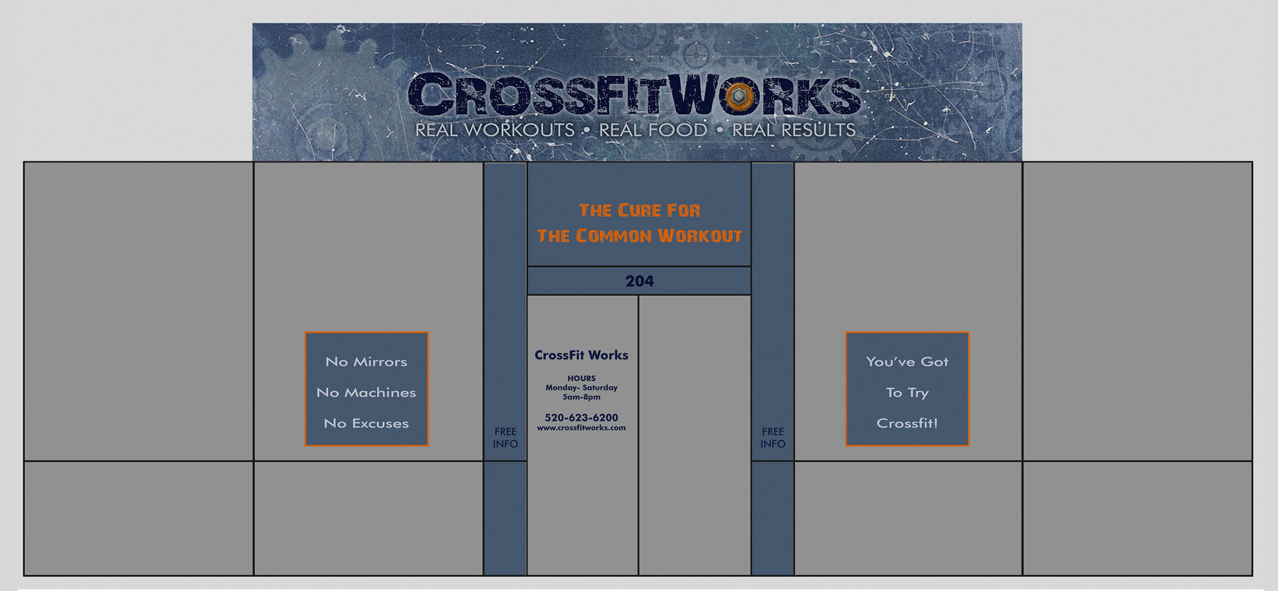 Storefront signage design