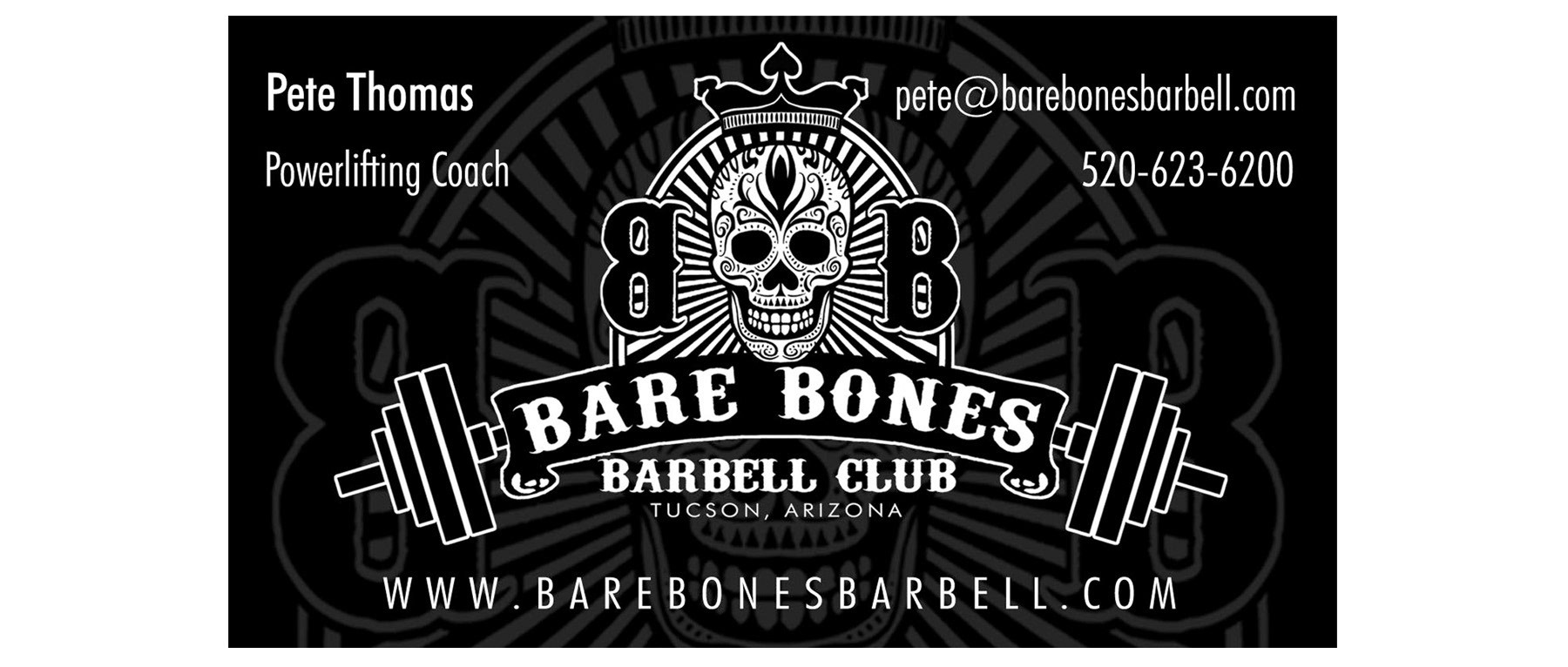 Business card- love how these turned out!  Pete is a cool dude.