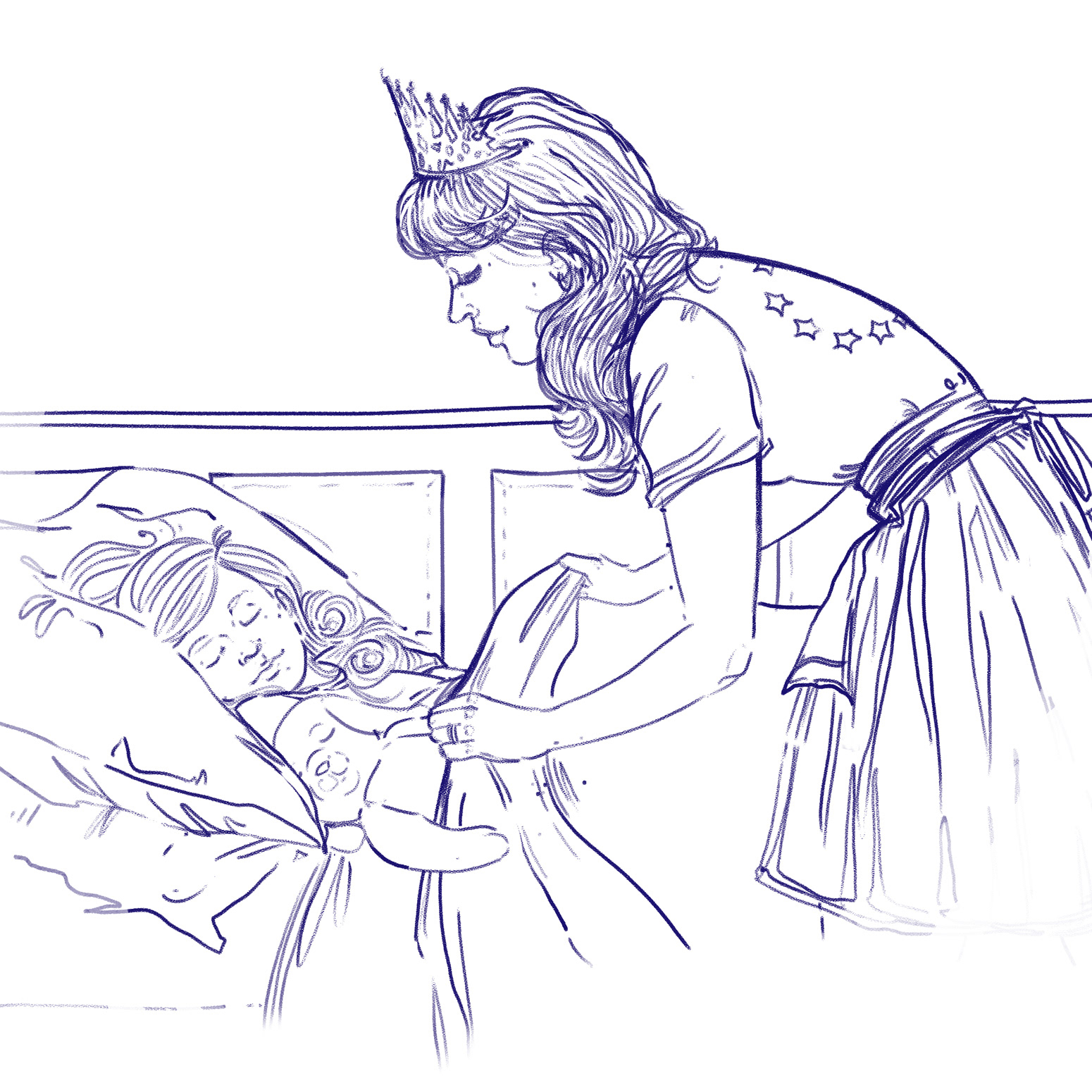 Keep Watch, lineart