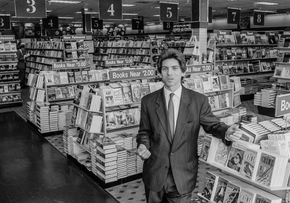 Robert M. Haft, President of Crown Bookstores, June 15, 1990