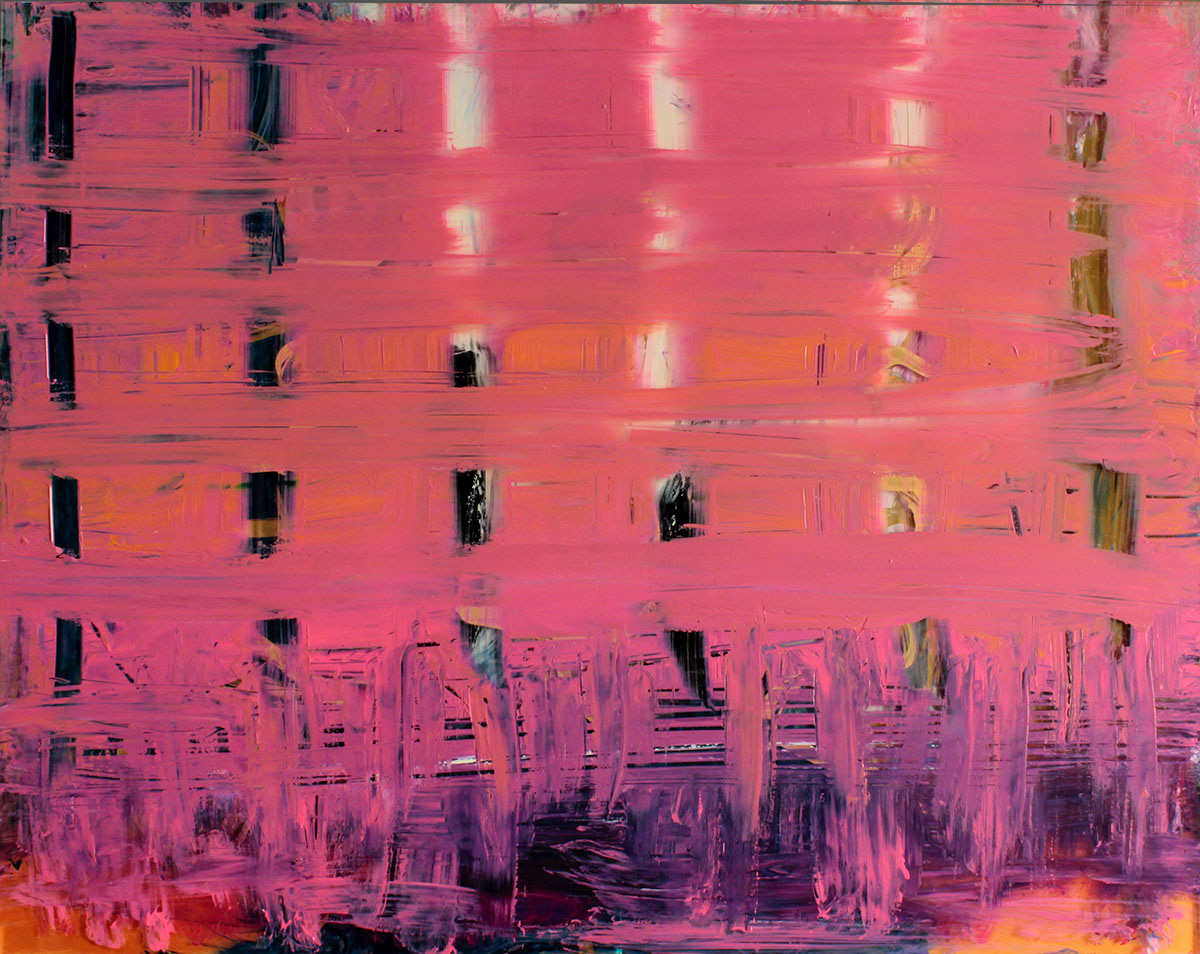 Facade, 2020. Acrylic on acrylic sheet