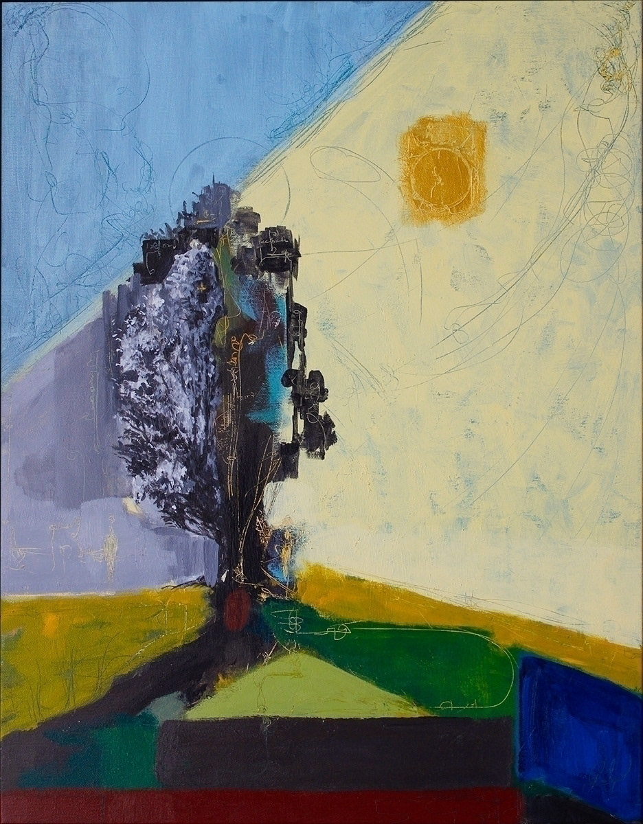A tree, 2019. Acrylic on canvas