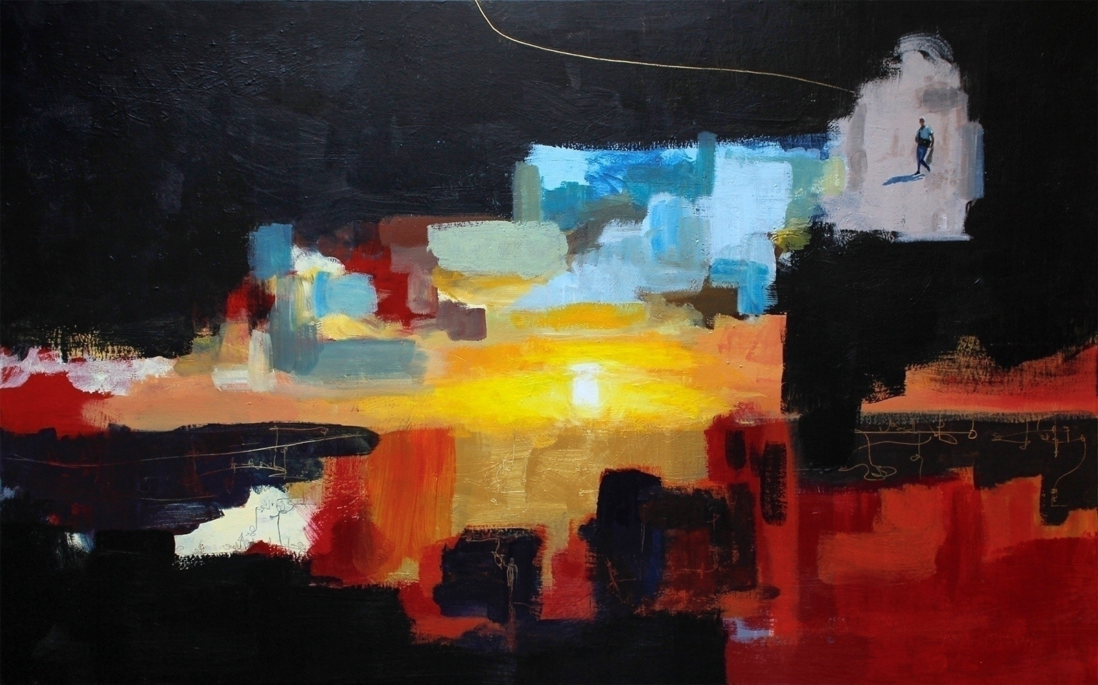 Playa, 2019. Acrílico sobre lienzo