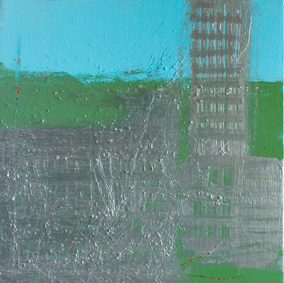 Ascenso, acrílico sobre lienzo, 40x40 cm, 250 €