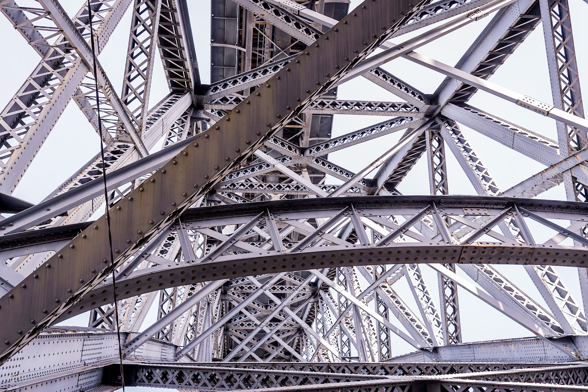 011 Structure du pont Dom Luis à Porto