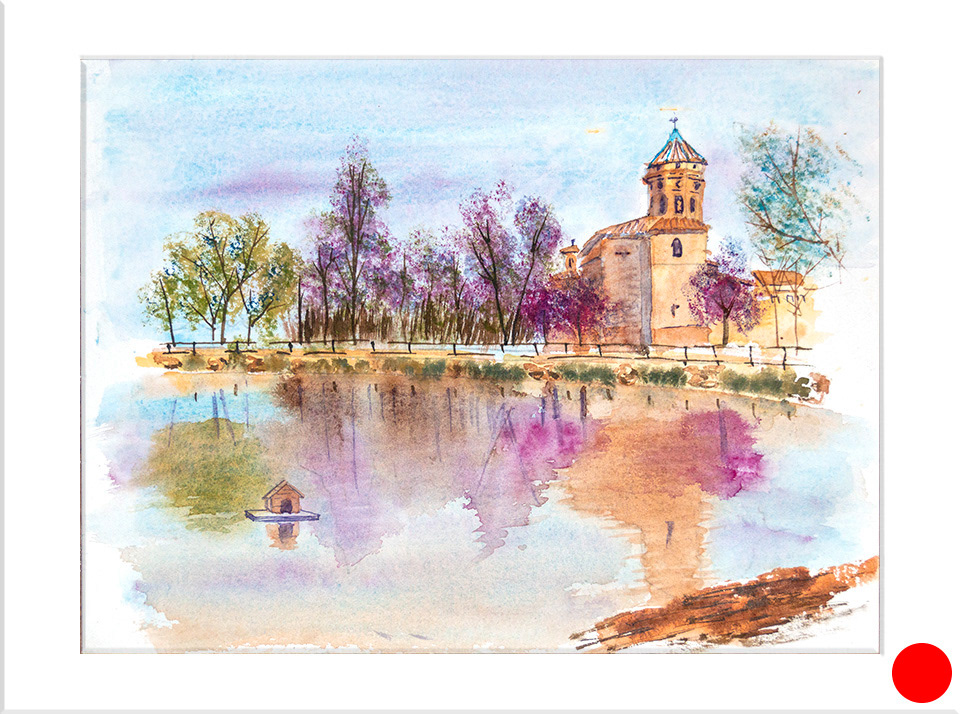 El Campillo. Acuarela, 24x32 cm