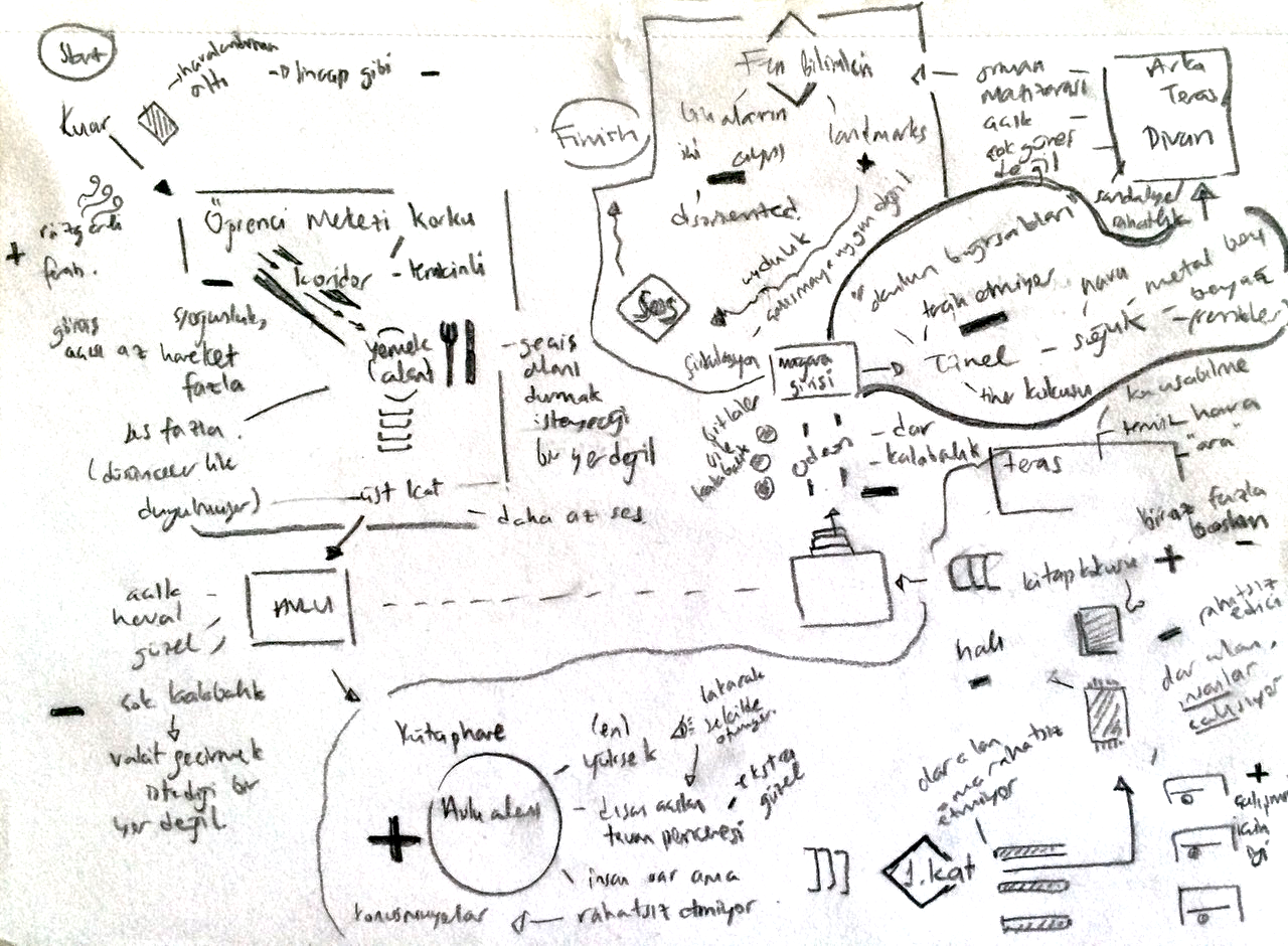 Emotion walk mapping