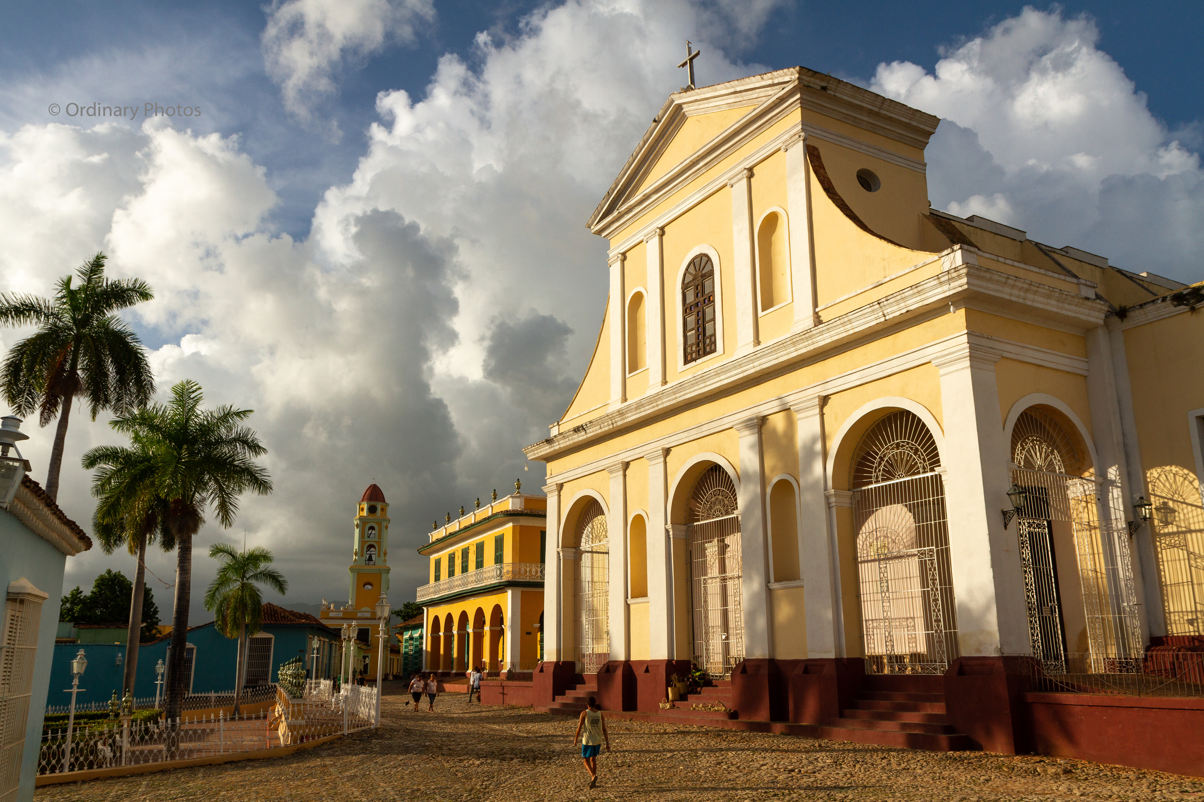 Het centrum van de koloniale stad van Trinidad
