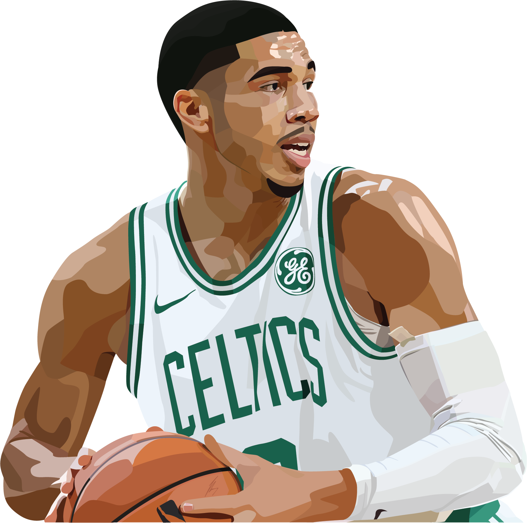 Murphy Miranda - Jayson Tatum Vector Illustration