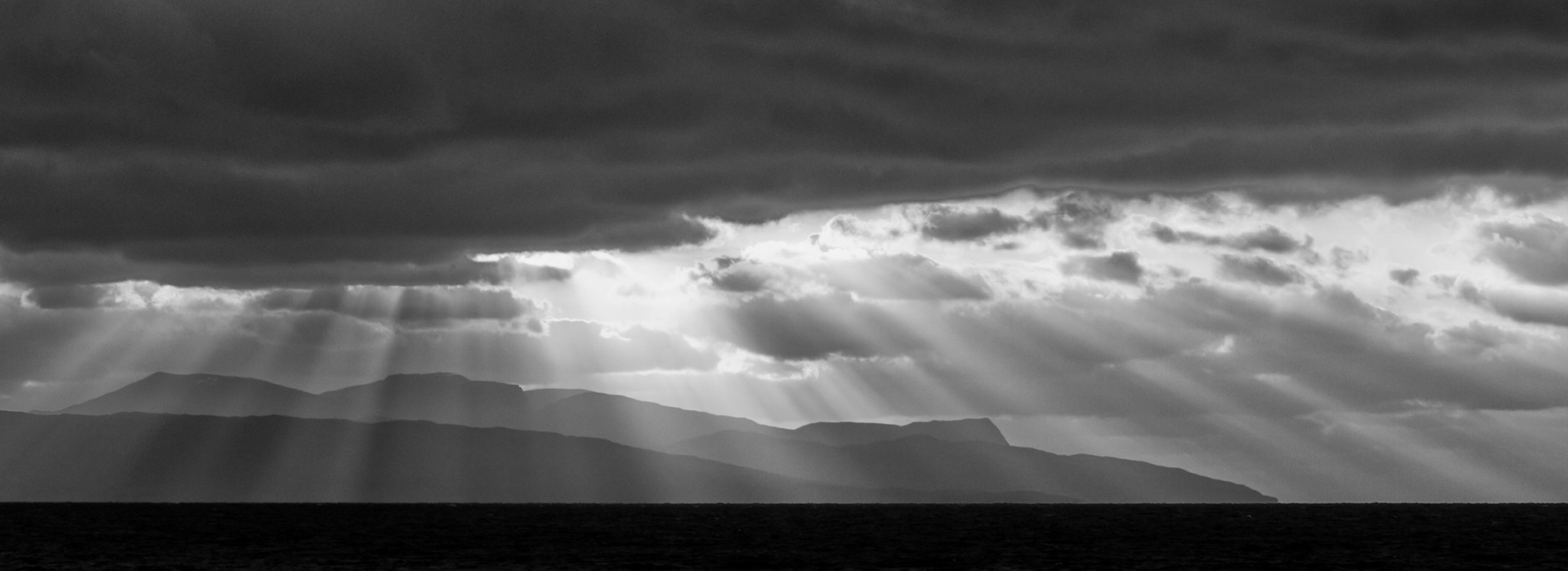 Storm Light Over Rum