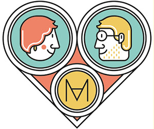 Wedding invitation vignette by Adrian Bauer
