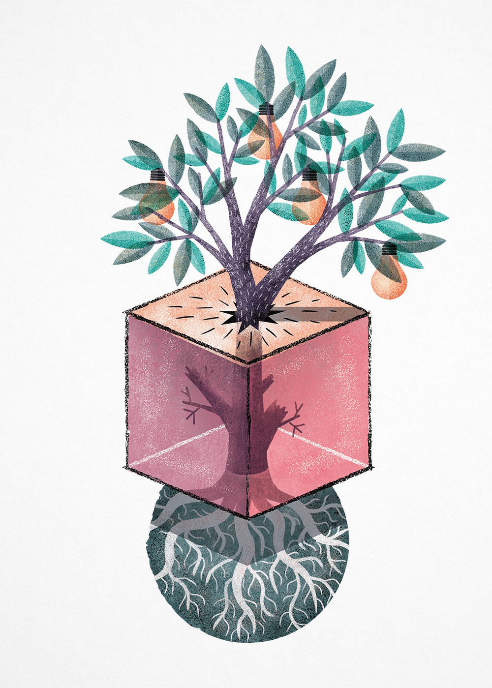 Illustration about creative freedom as a freelancer by Adrian Bauer