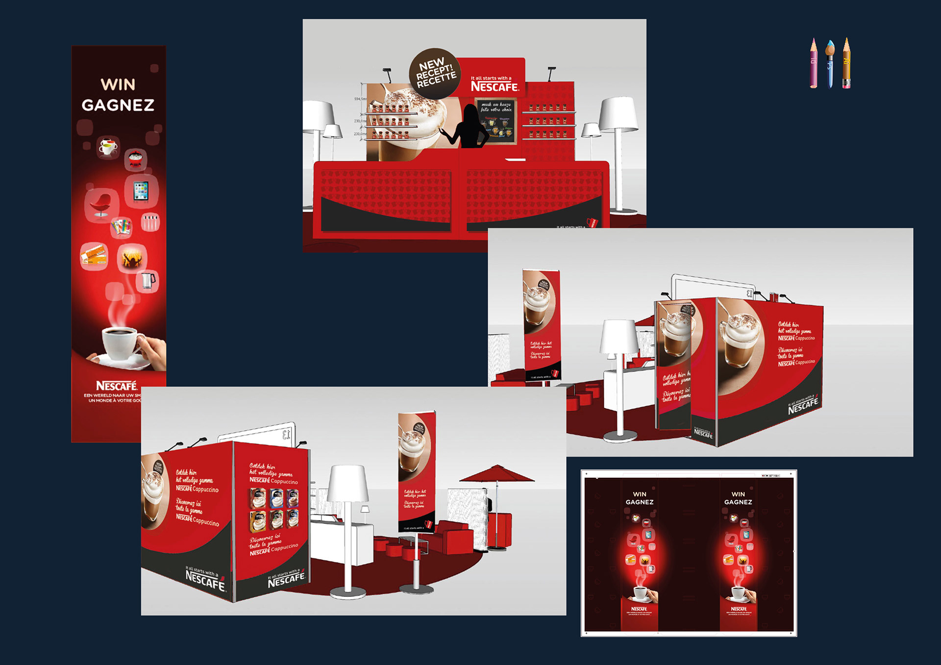 BBDO Nescafé Nestlé, Fine tuning, artwork, print ready files