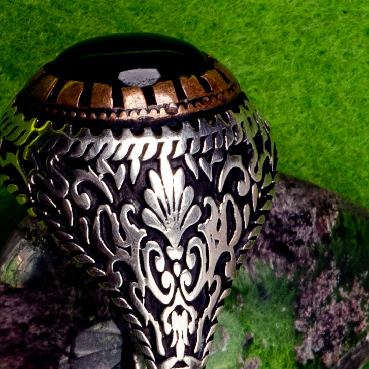 Onyx Ring Jewelry Product Photo