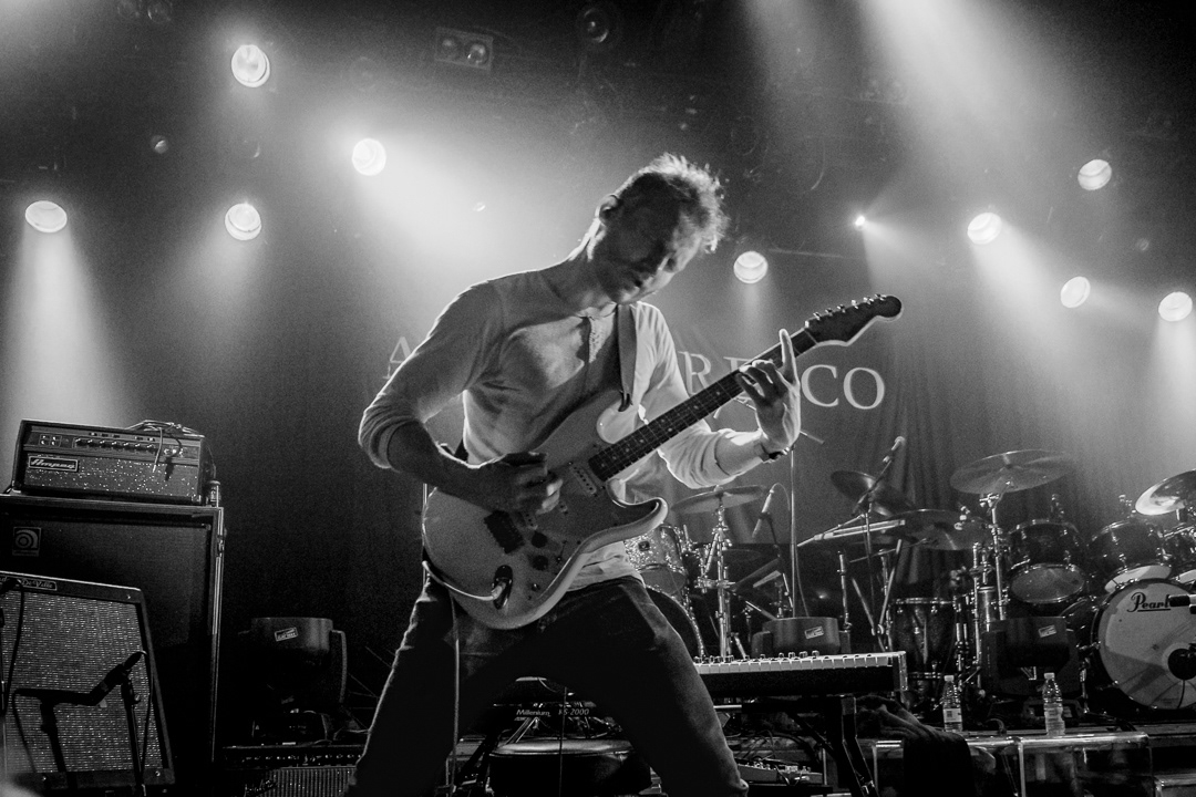 Þórarinn Guðnason of Agent Fresco live at Pumpehuset in Copenhagen, Denmark.