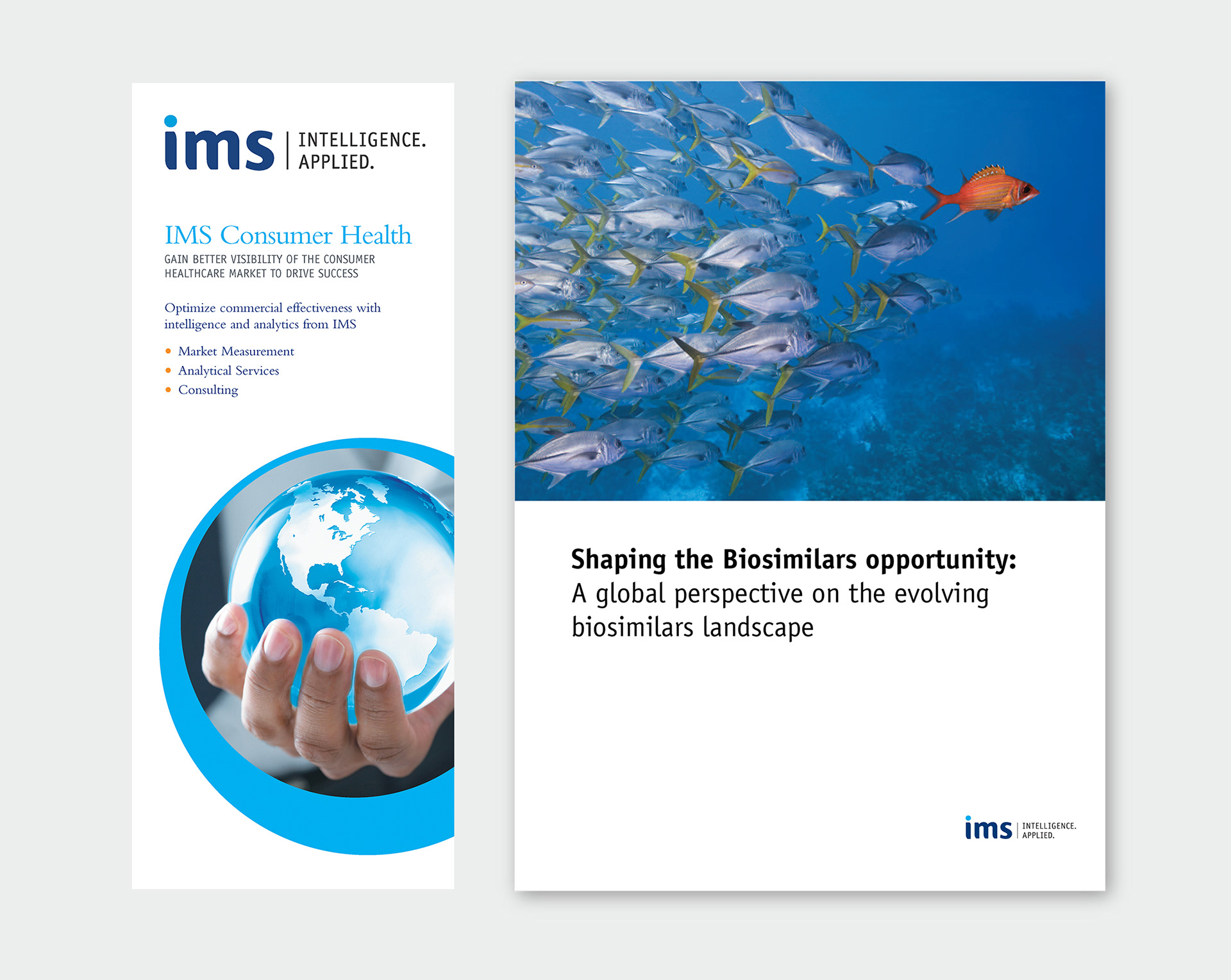 IMS health advertising visuals