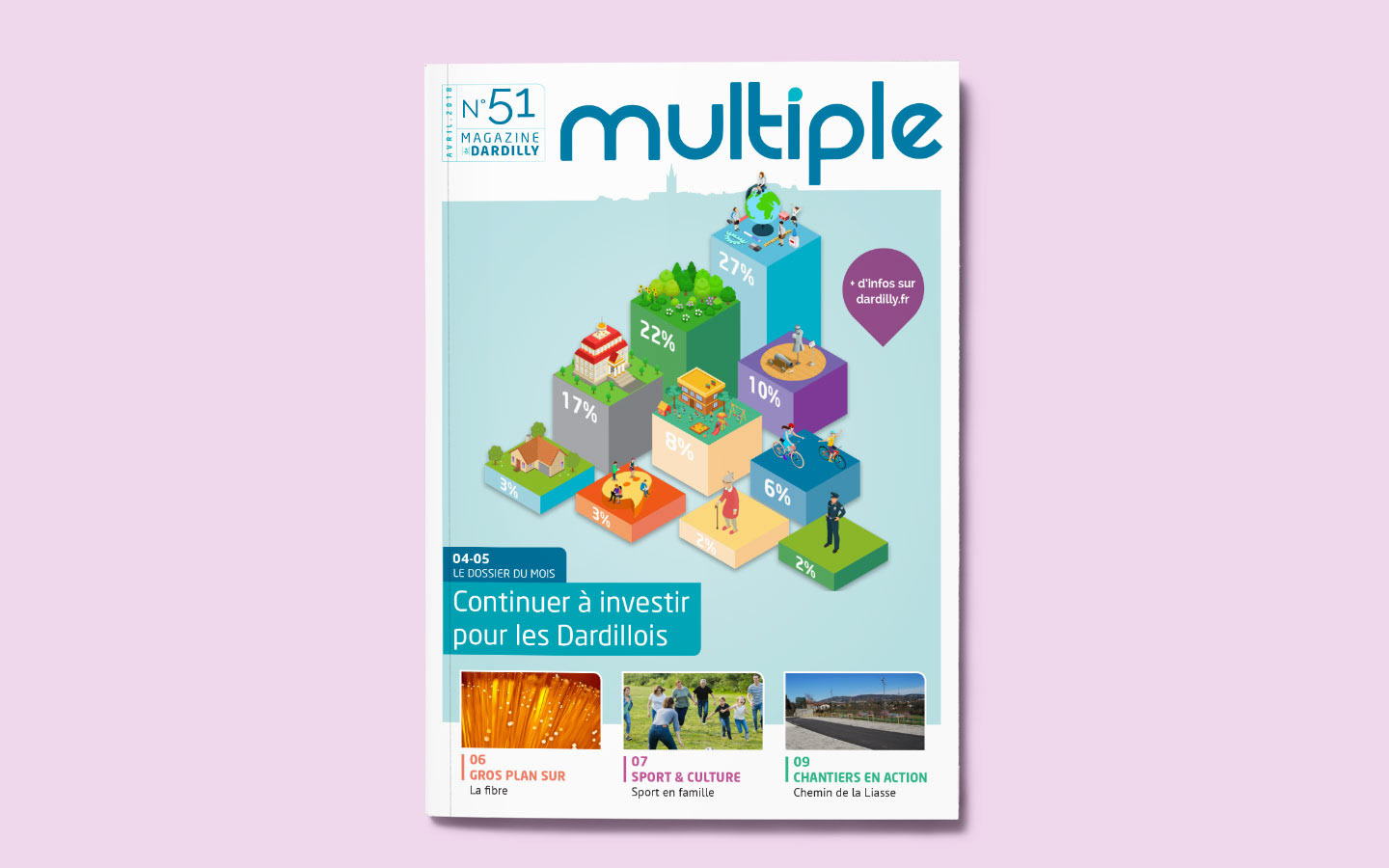 Création et mise en page du journal municipal - Mairie de Dardilly