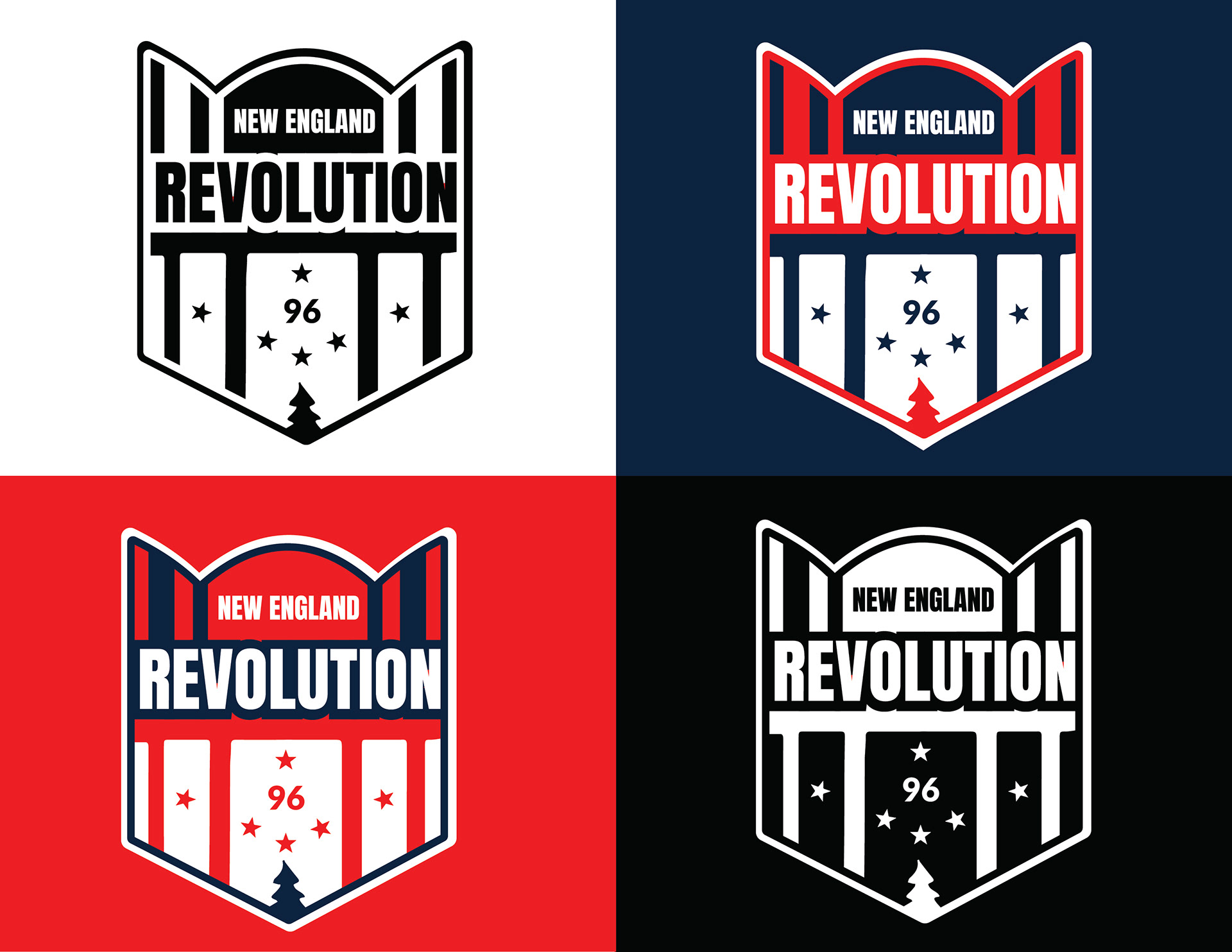 Gamez Designs - New England Revolution Rebrand Concept