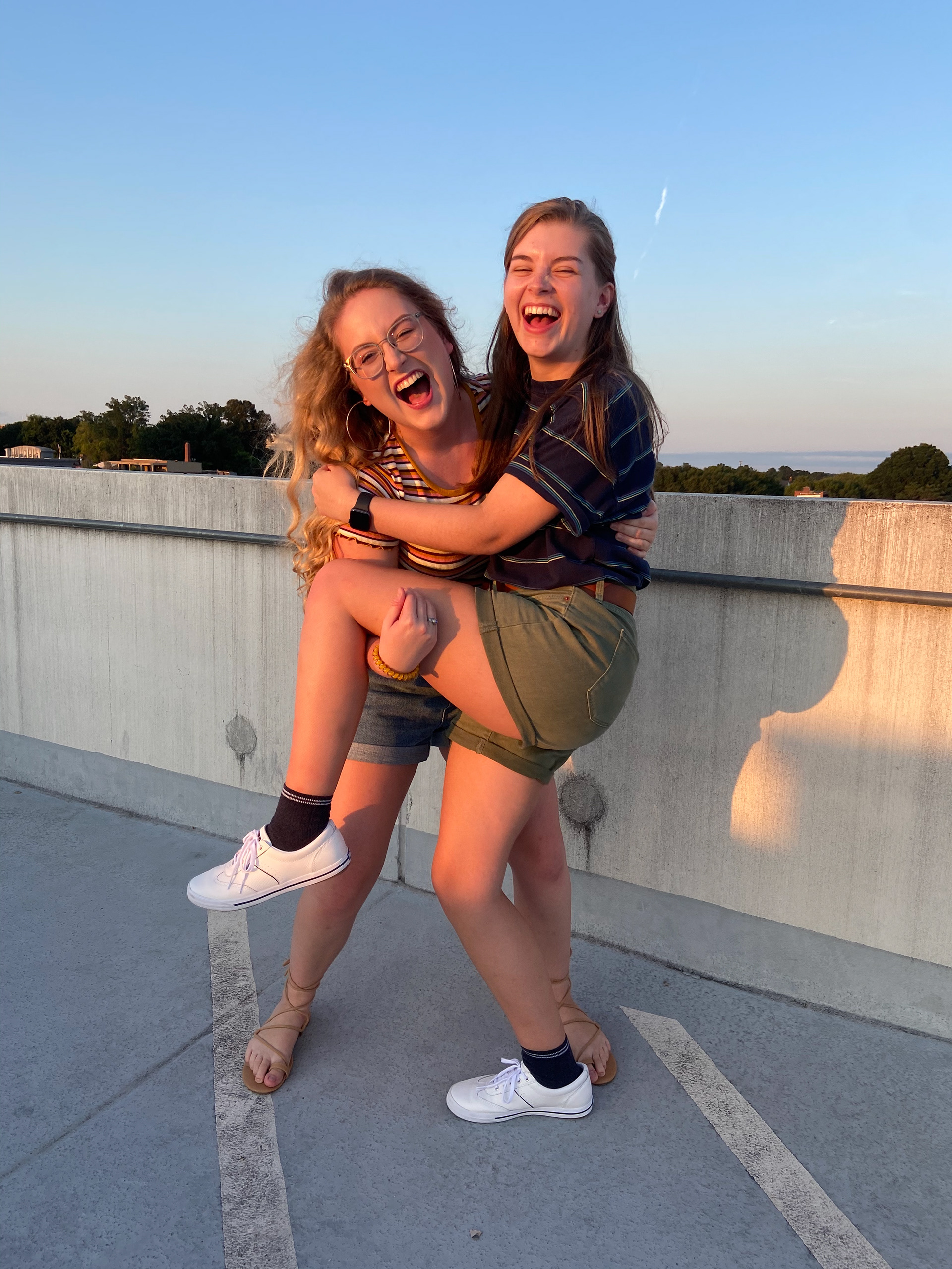 My best friend and roommate, also a graphic designer!