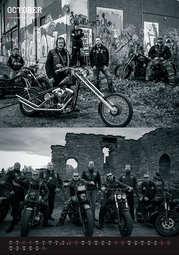 dveg det v ar en gang jarle hetland bjørlin HELLS ANGELS CALENDAR