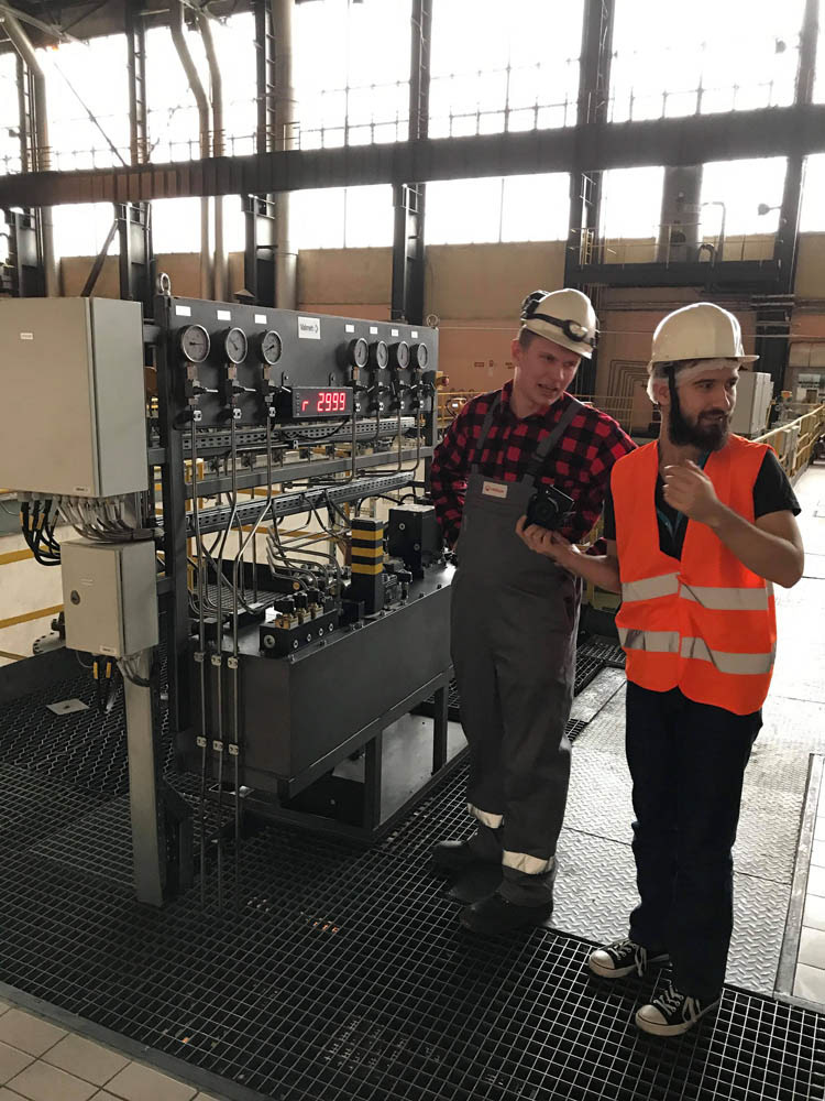 With Wiktor Maciejewski in Veolia Łódź. (photo by Michalina Stachowiak / Ewa Anna Cichocka)