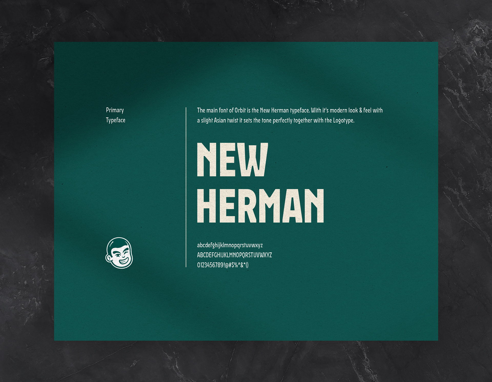 Orbit Restaurant Amsterdam Style Guide Design by Jeffrey Dirkse
