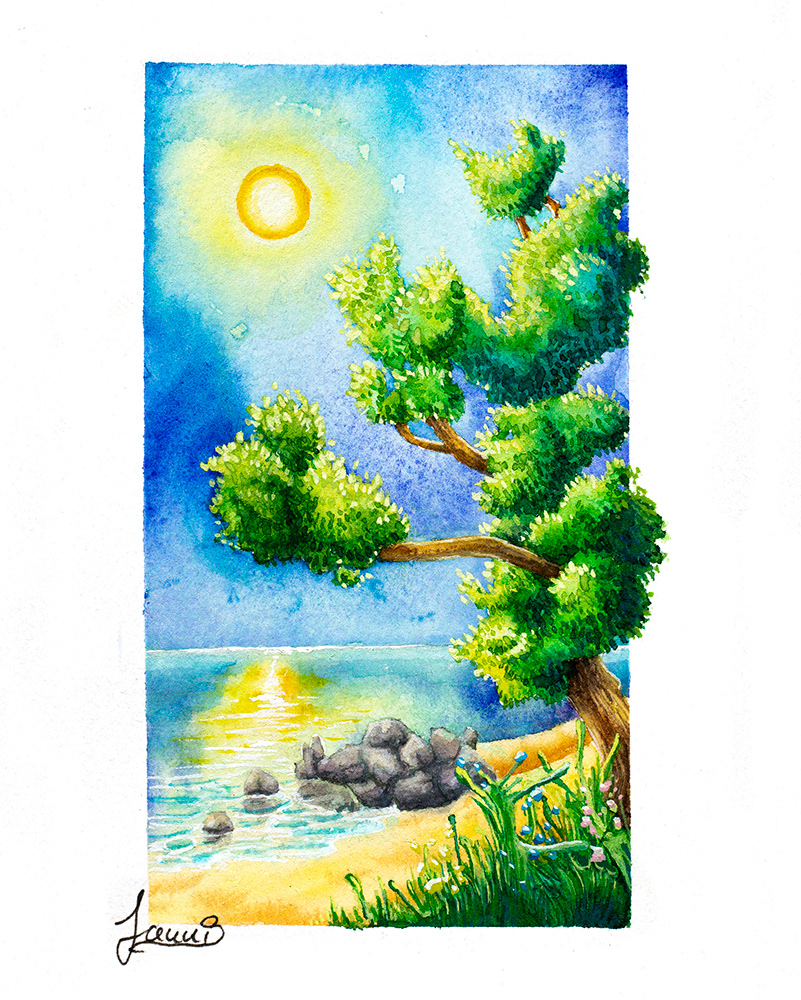 "Holiday at the beach"