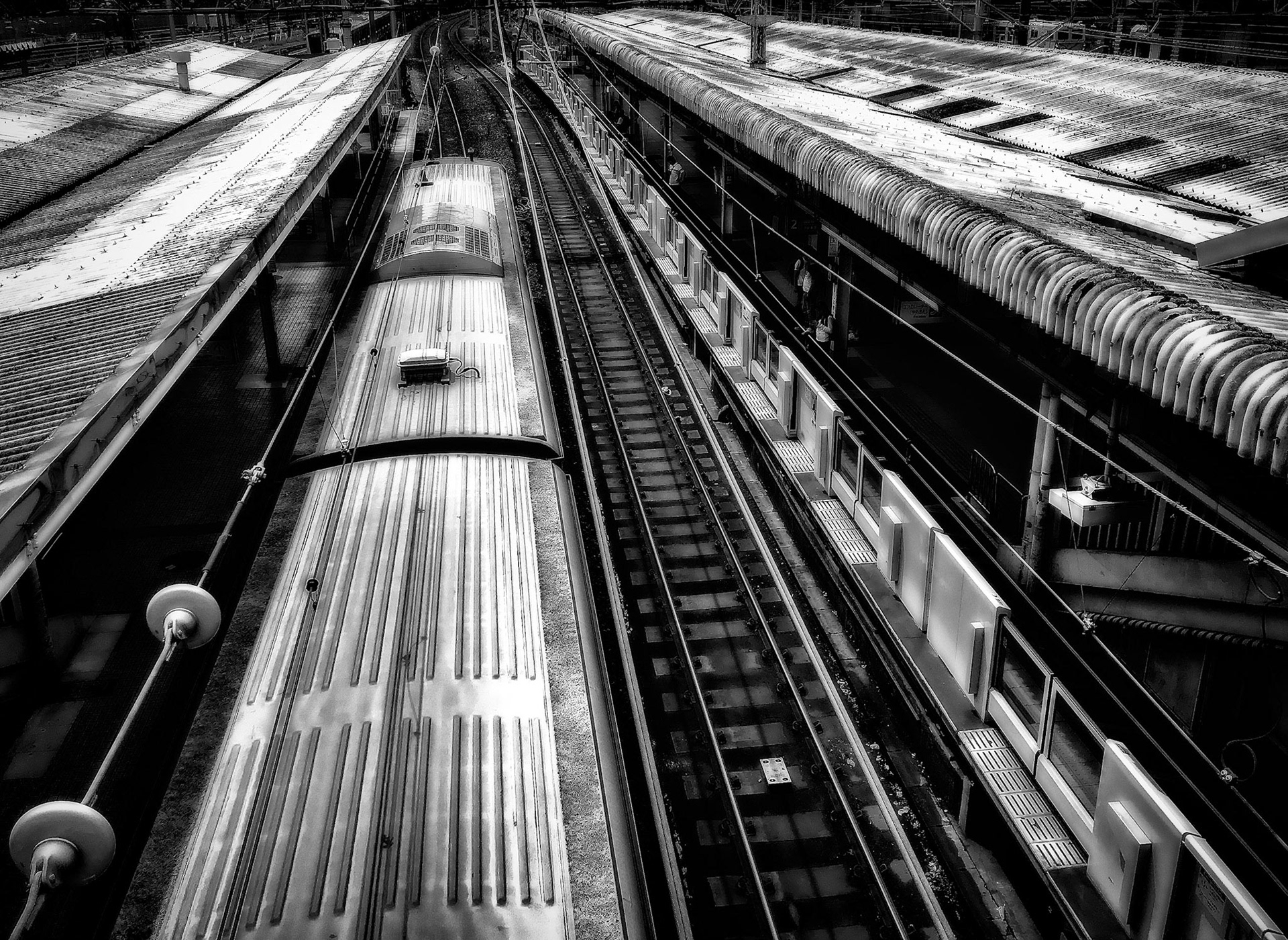Train Platform Tokyo Japan 2