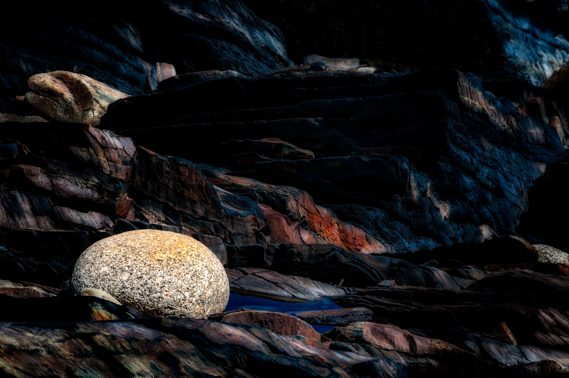 Granite "Egg", Upper Kingsburg Nova Scotia