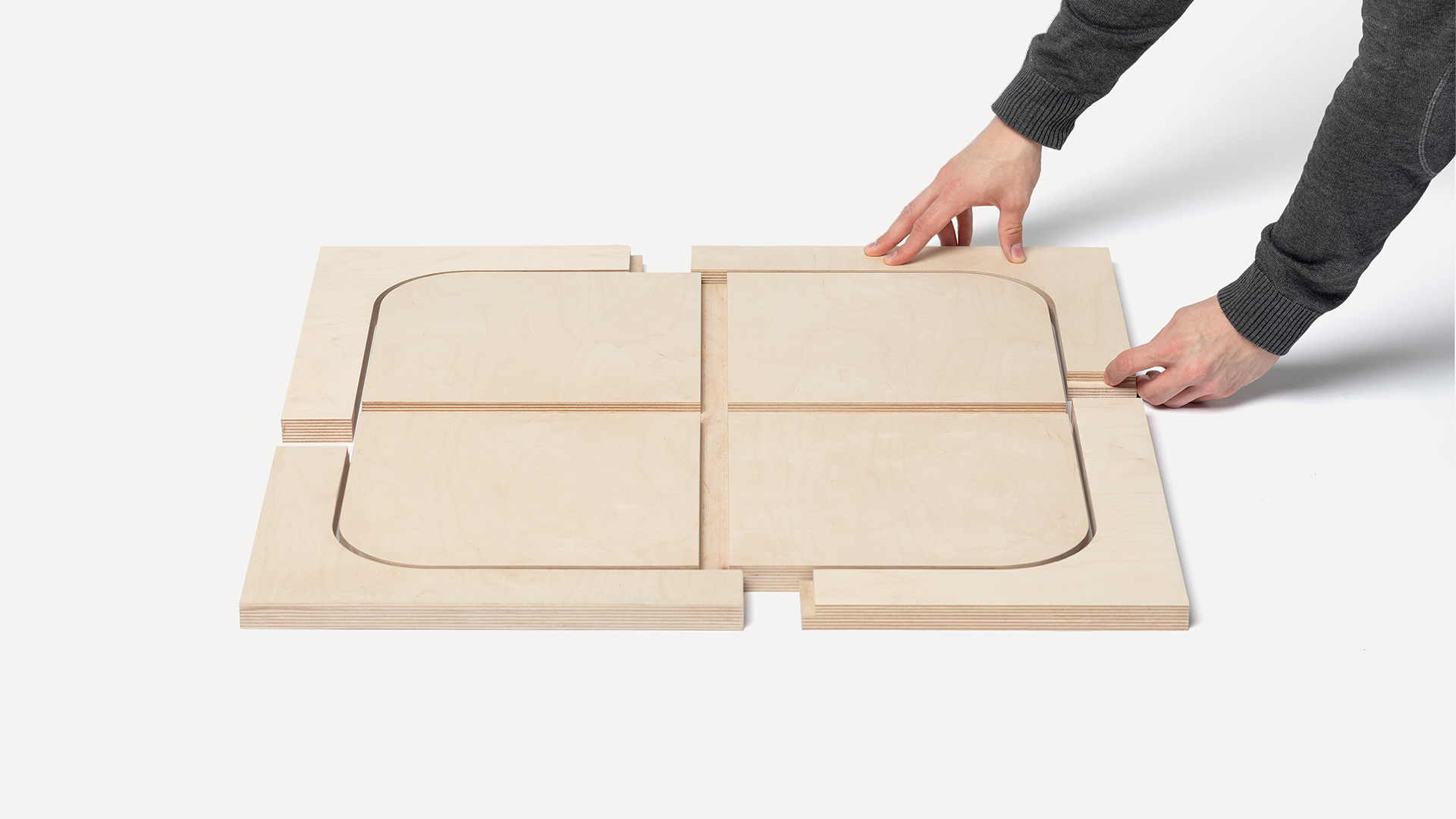Product one sheet, wooden side table