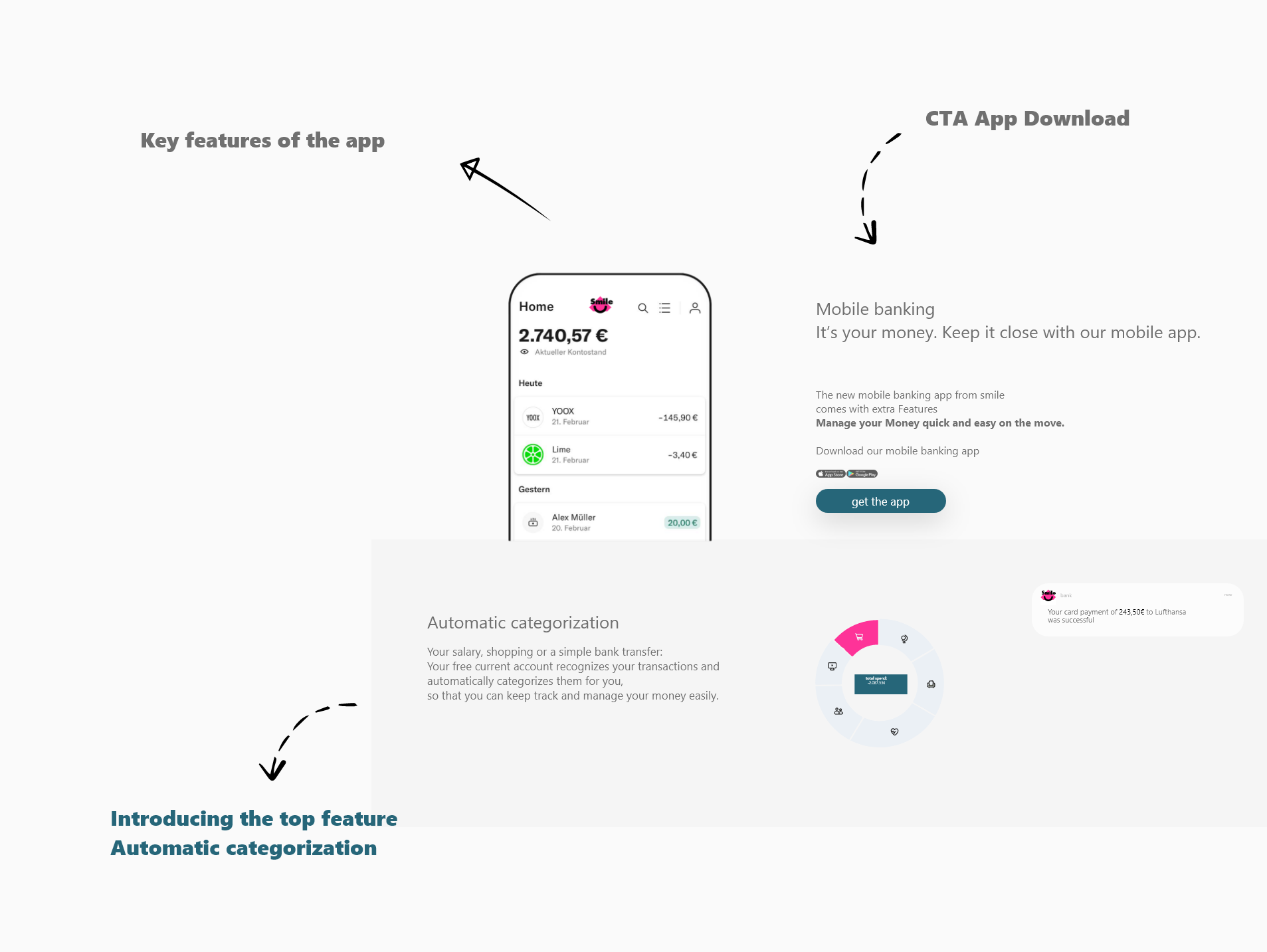 Next Site Presentation - Present the App and the key features