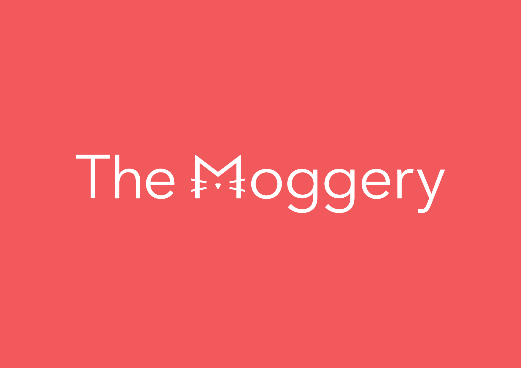 The Moggery logo desgn concept