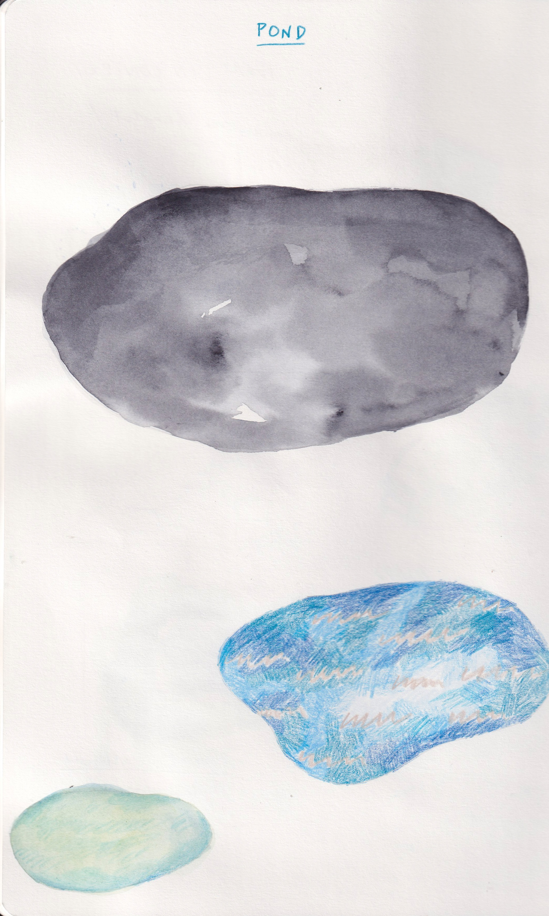 Sketchbook: ponds