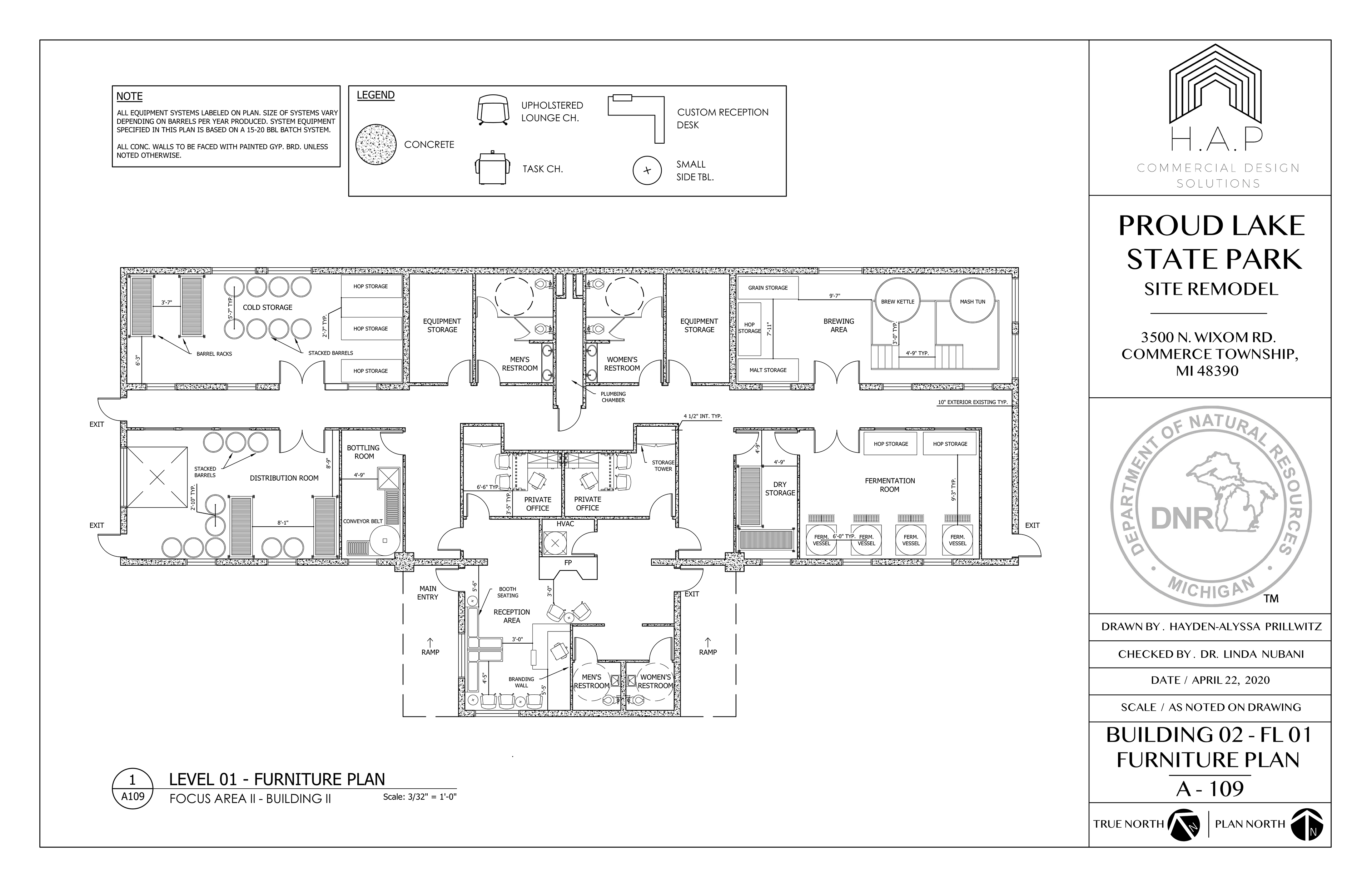 Building 3 - Furniture Plan