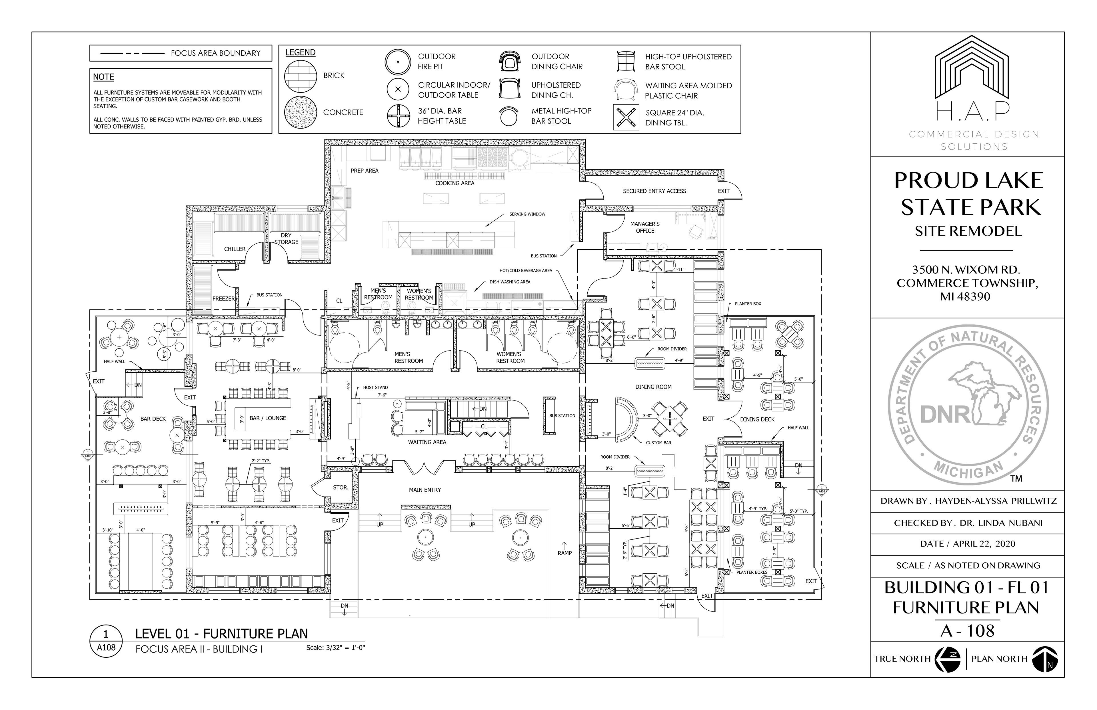 Building 2 - Furniture Plan