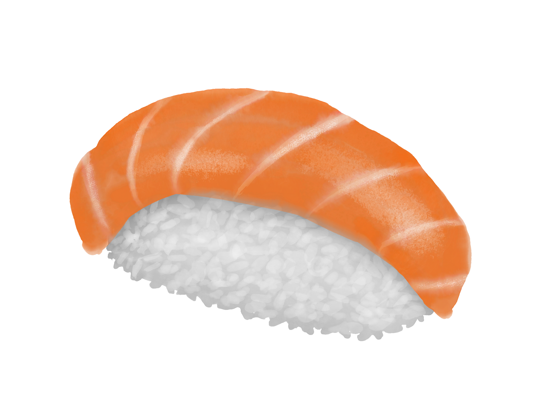 transparent sushi