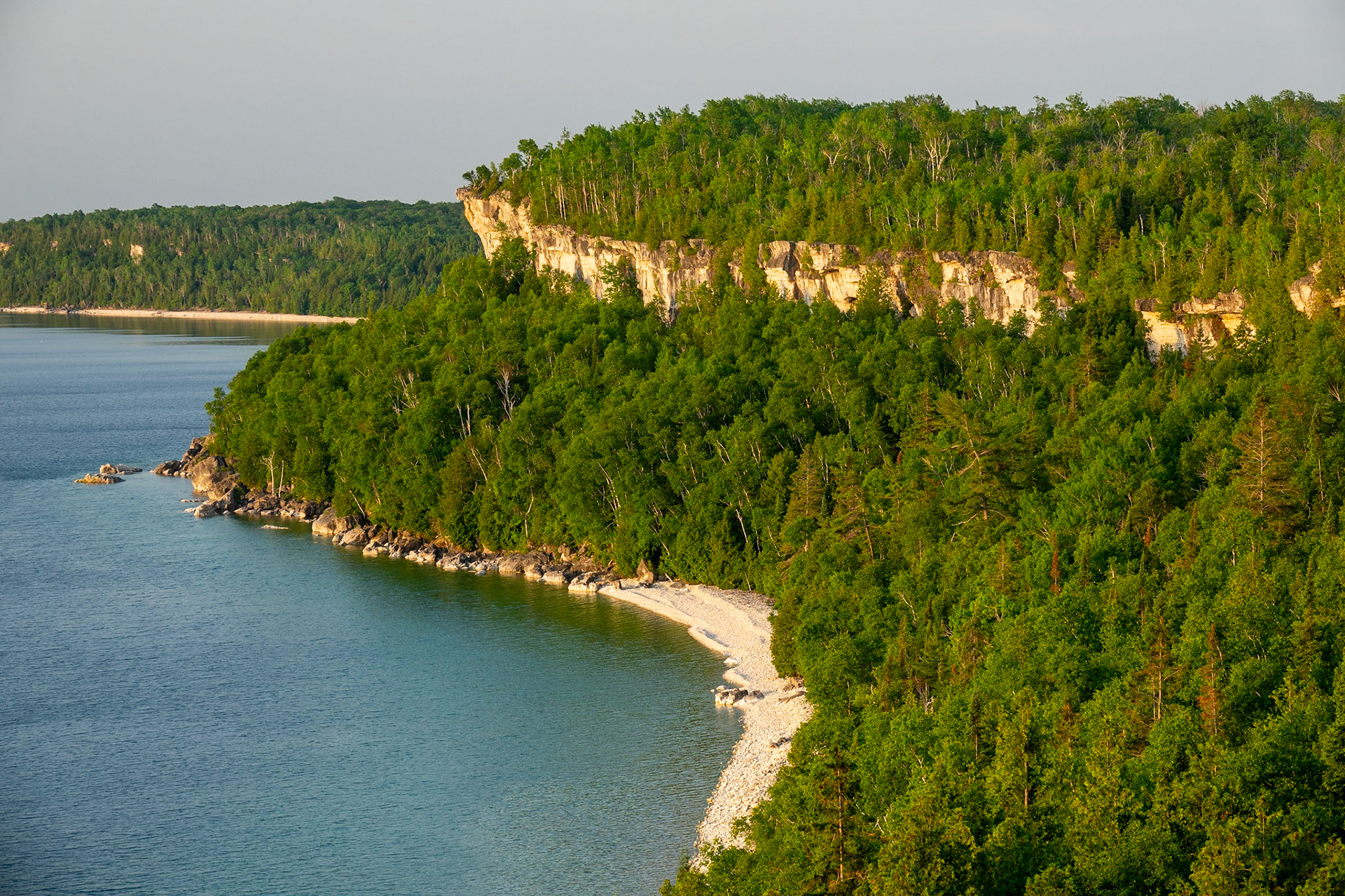 Morning Warmth, Niagara Escarpment, Bruce Peninsula, Ontario