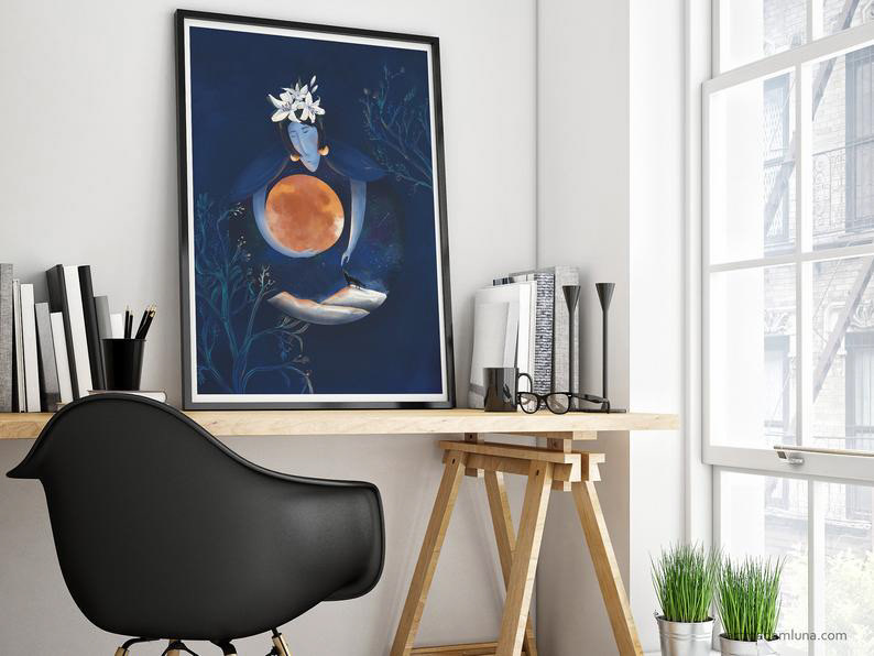 Premium-quality Poster A4 made on matte Canon paper 210g €18.18