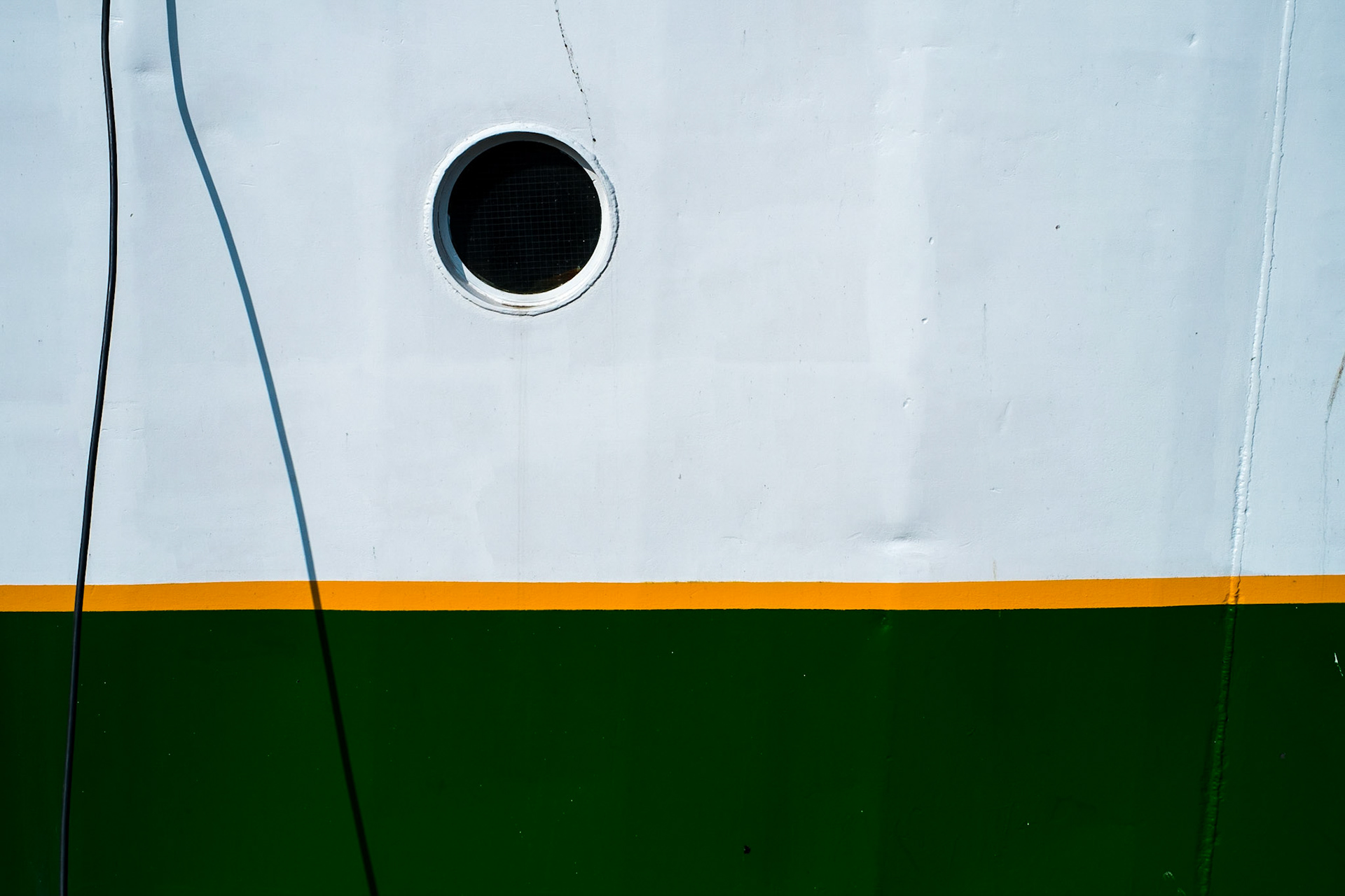 White - Orange - Green