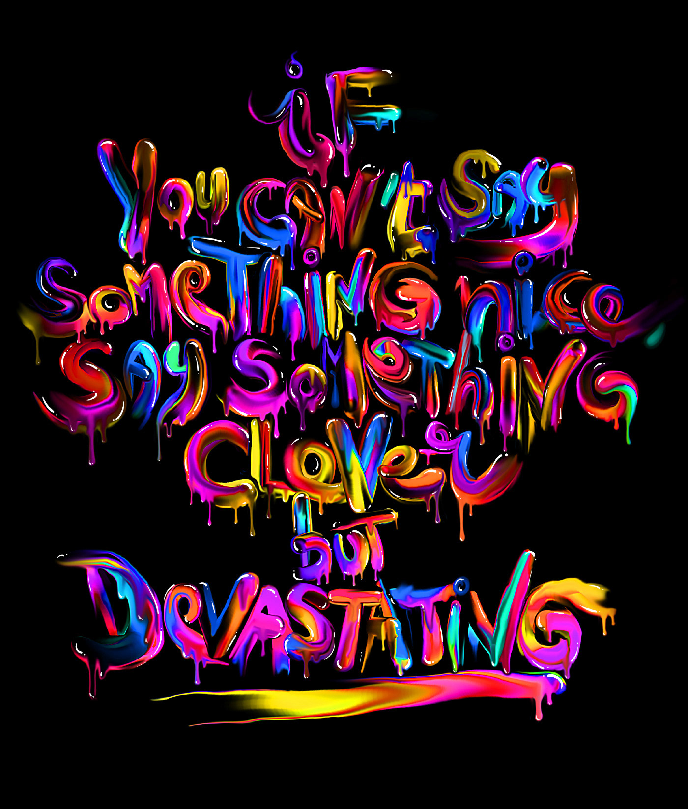 design / lettering / typography / illustration - devastating