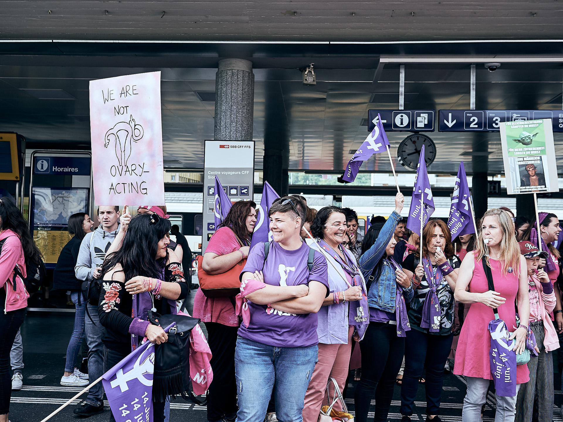 Frauenstreik 2019 in Sitten VS