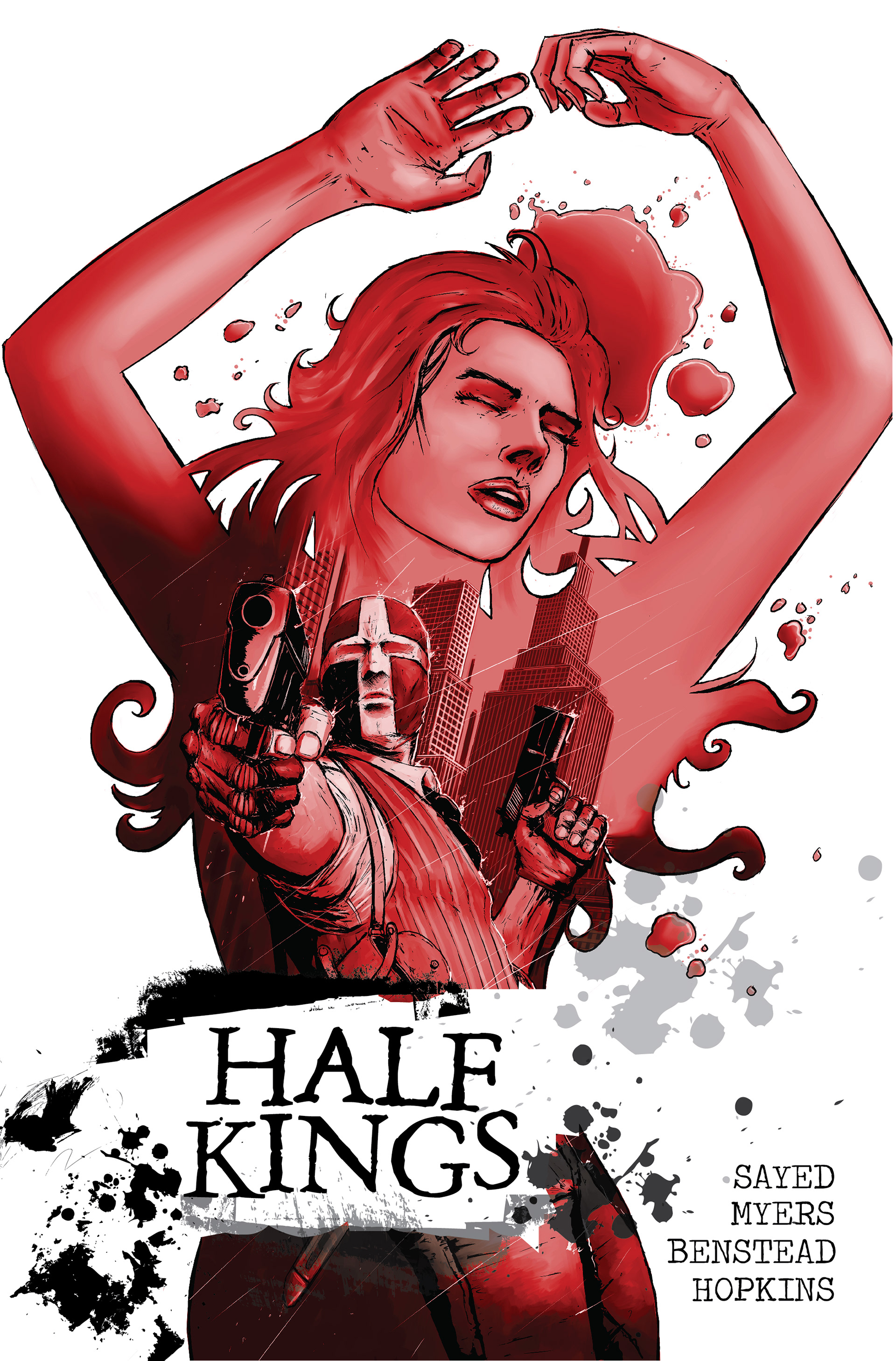 HALF KINGS #1 cover design & logo