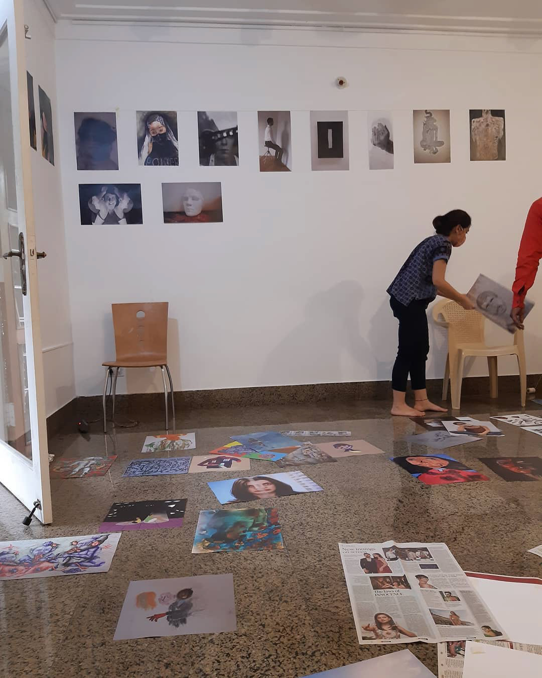 Installation of "In Search of Self" - Photo by kaTTE: The Creative Community