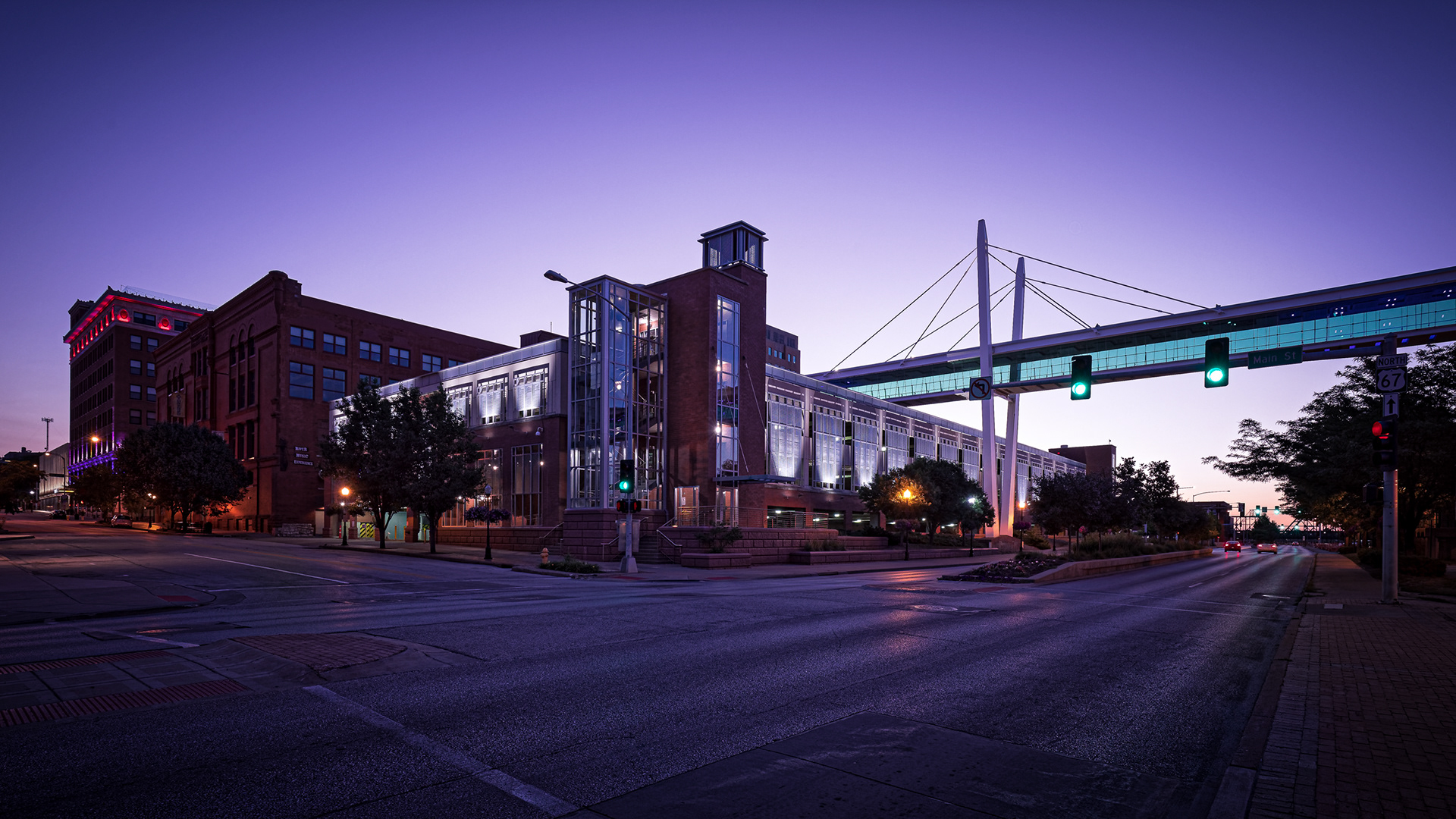 architectural photography, Redstone Parking, Quad Cities, Iowa