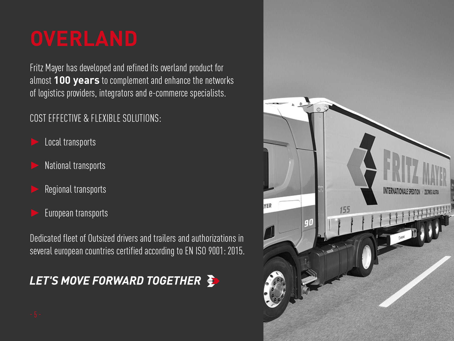 Company presentation / Overland