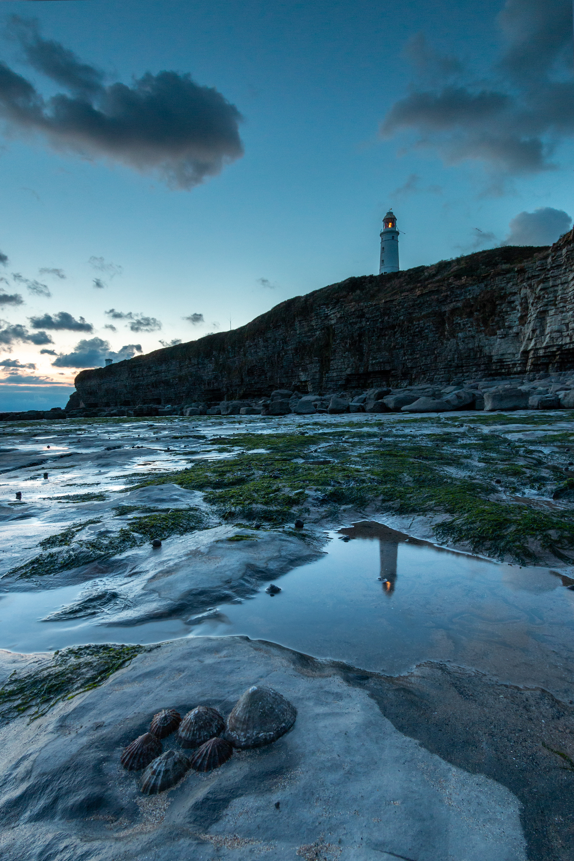 Nash Lighthouse Foreshore Portrait