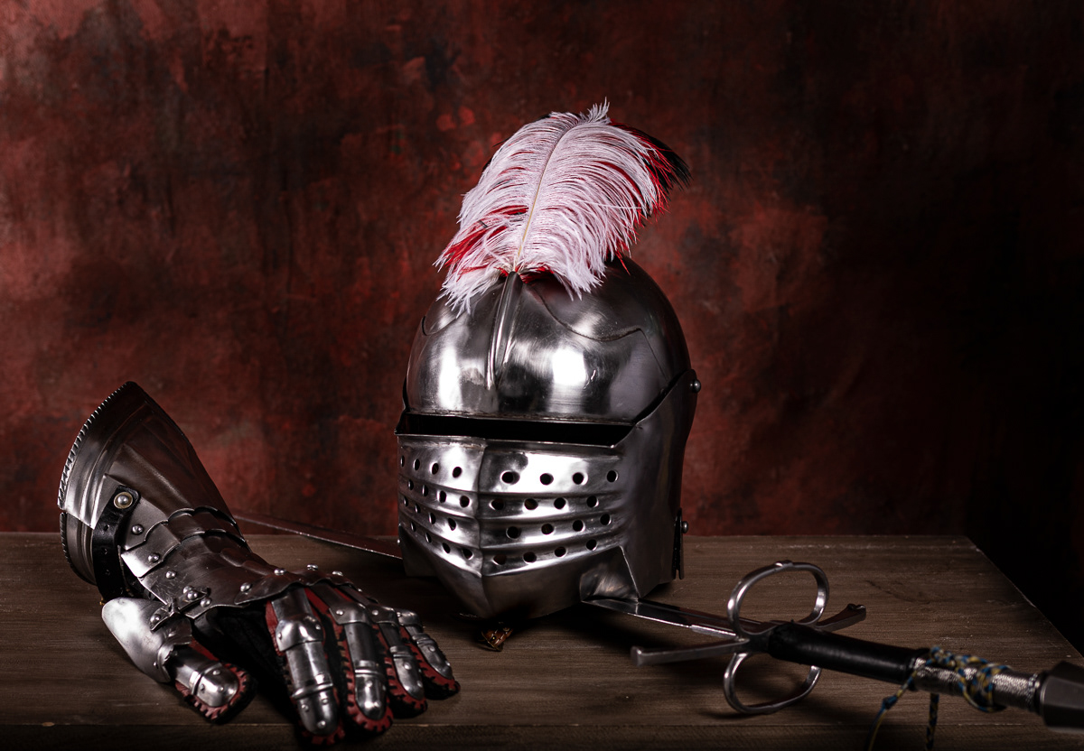 Glove Helmet Sword