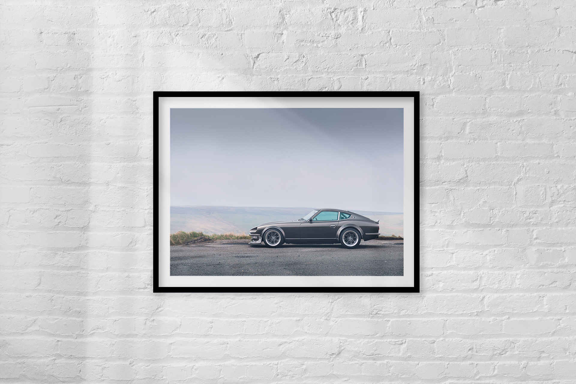 CATCHING ZS: The stunning and unmistakable shape of MZR Roadsports' custom wide-body Datsun 240Z, photographed in Yorkshire.