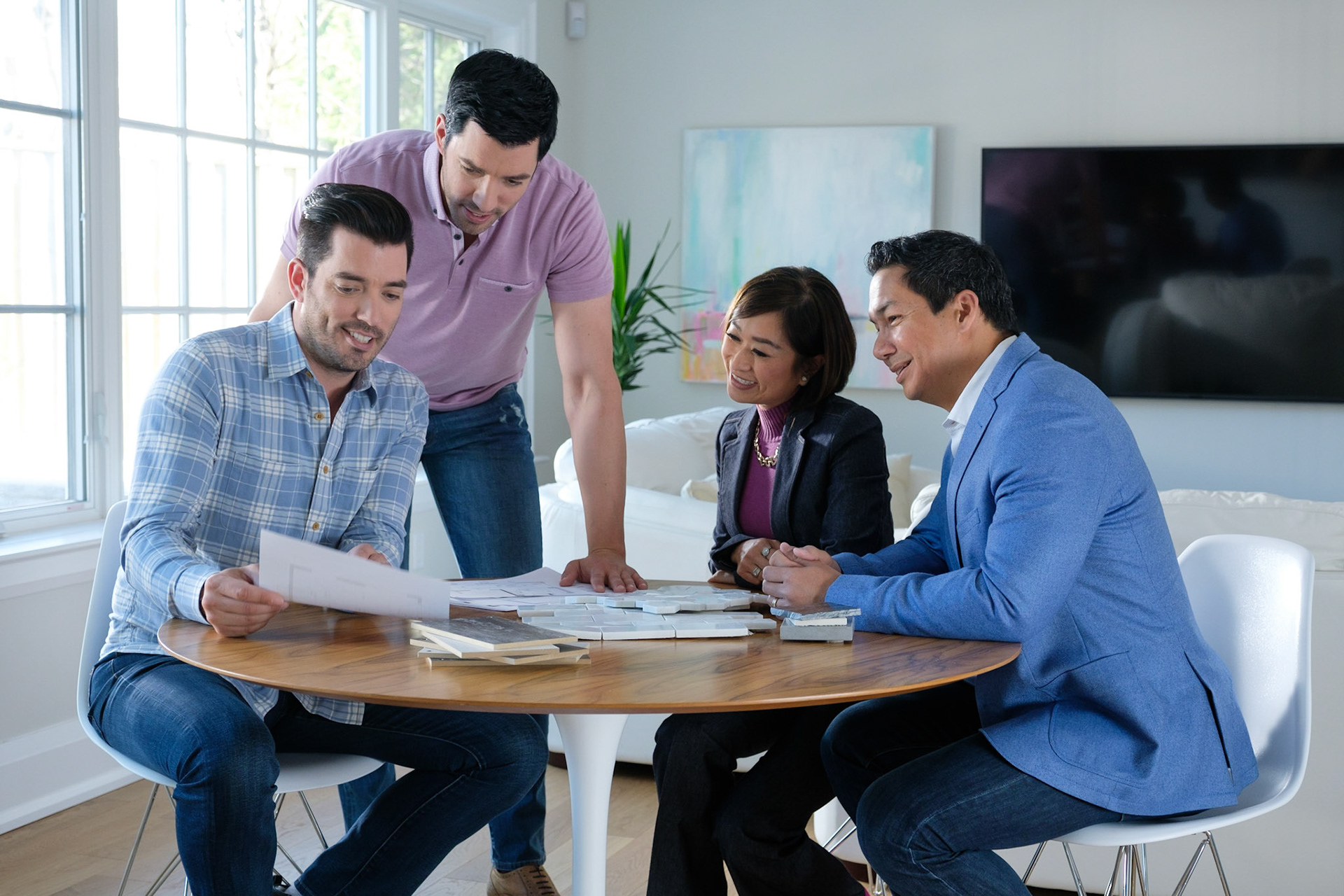 Property Brothers Drew and Jonathan for Chase Mortgages