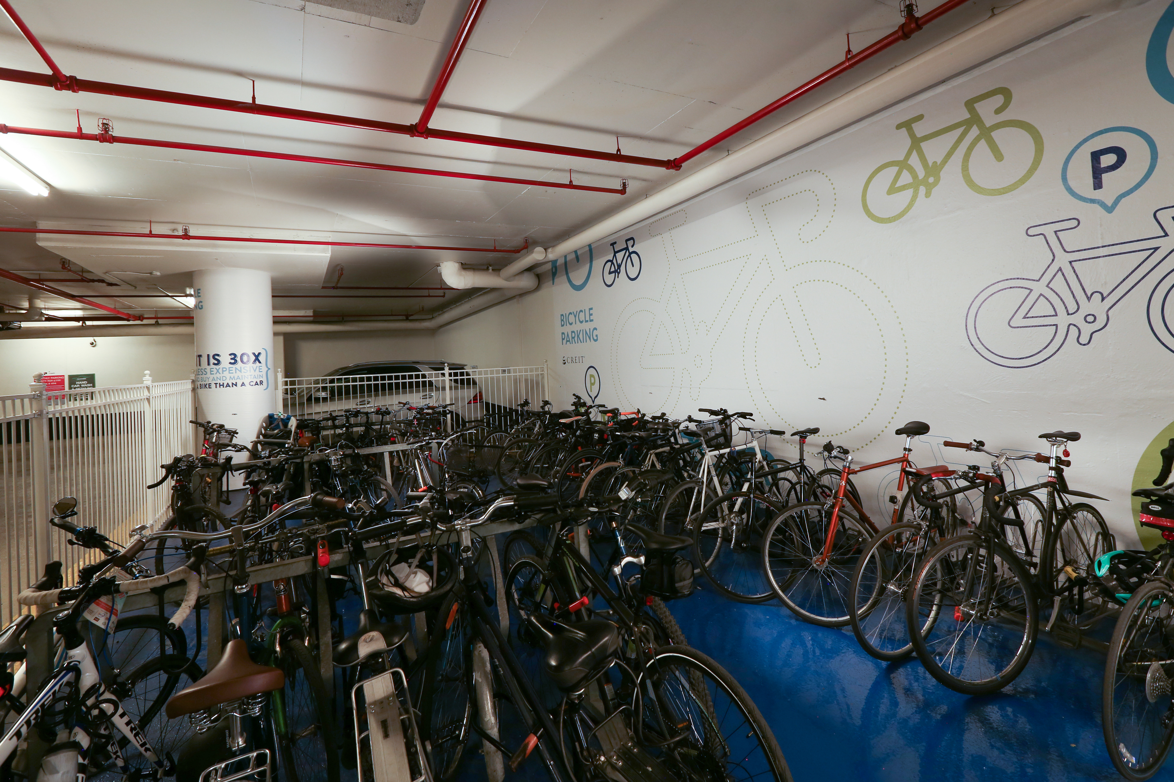 blooma store it out ultra plastic bike store